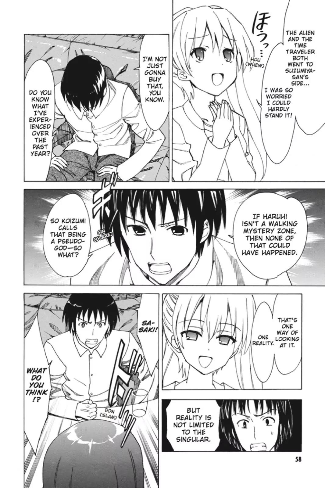 Suzumiya Haruhi no Yuuutsu Chapter 86 page 20 - Chapter 86: The Dissociation of Haruhi Suzumiya IV