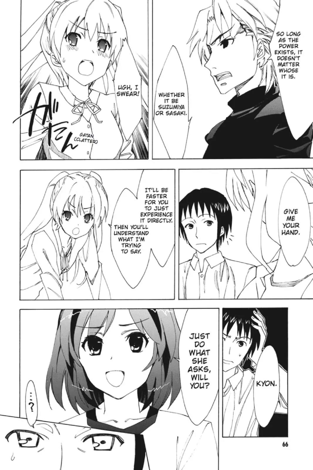 Suzumiya Haruhi no Yuuutsu Chapter 86 page 28 - Chapter 86: The Dissociation of Haruhi Suzumiya IV