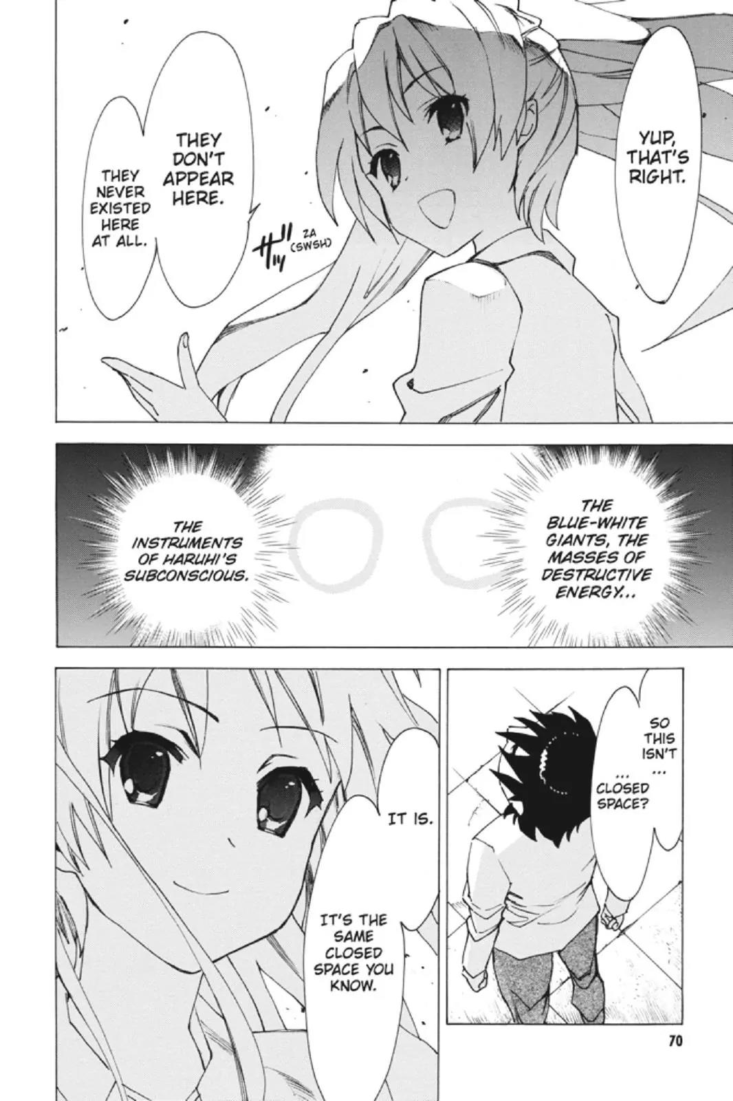 Suzumiya Haruhi no Yuuutsu Chapter 86 page 32 - Chapter 86: The Dissociation of Haruhi Suzumiya IV