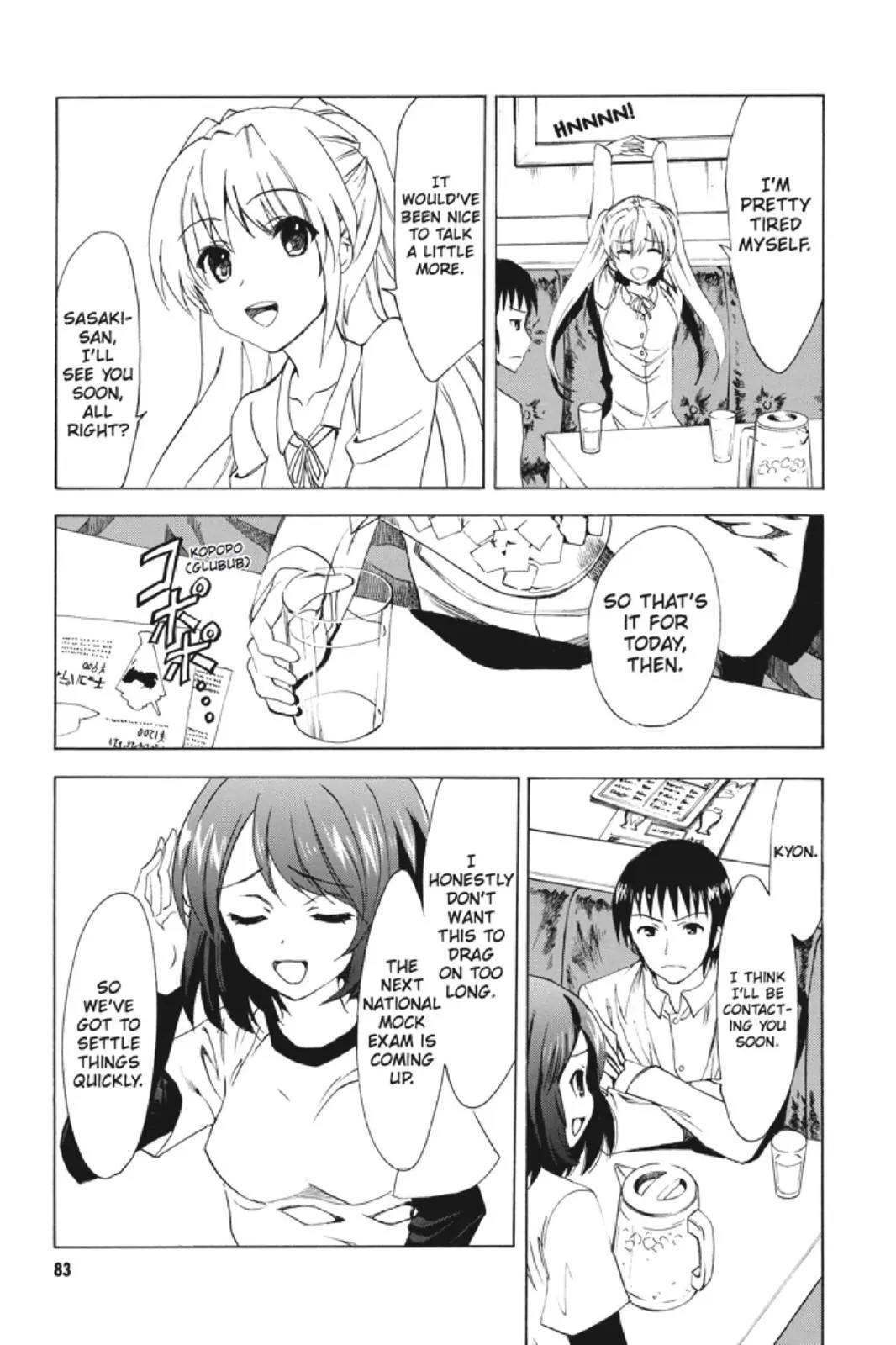 Suzumiya Haruhi no Yuuutsu Chapter 87 page 11 - Chapter 87: The Dissociation of Haruhi Suzumiya V