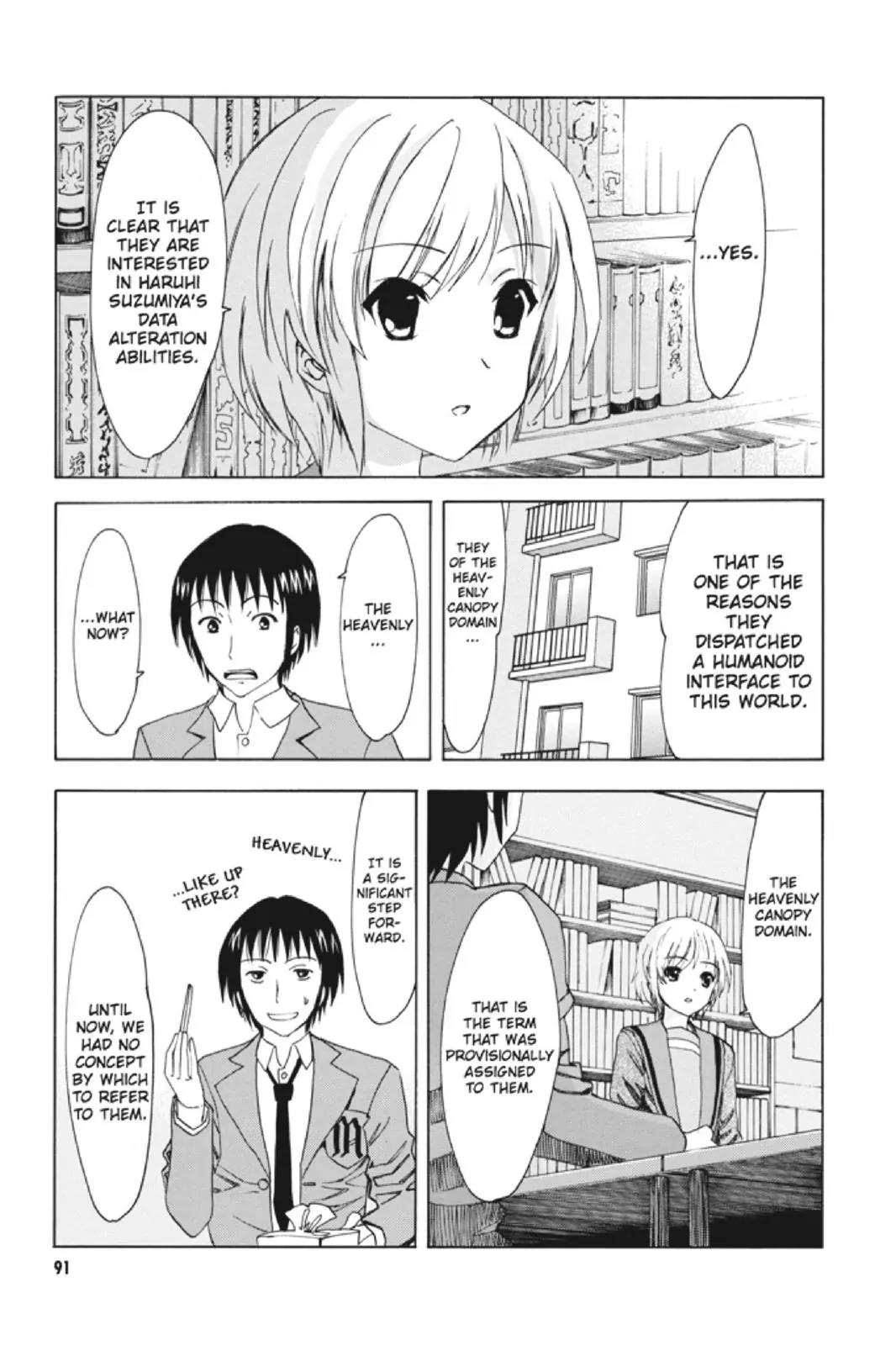 Suzumiya Haruhi no Yuuutsu Chapter 87 page 19 - Chapter 87: The Dissociation of Haruhi Suzumiya V