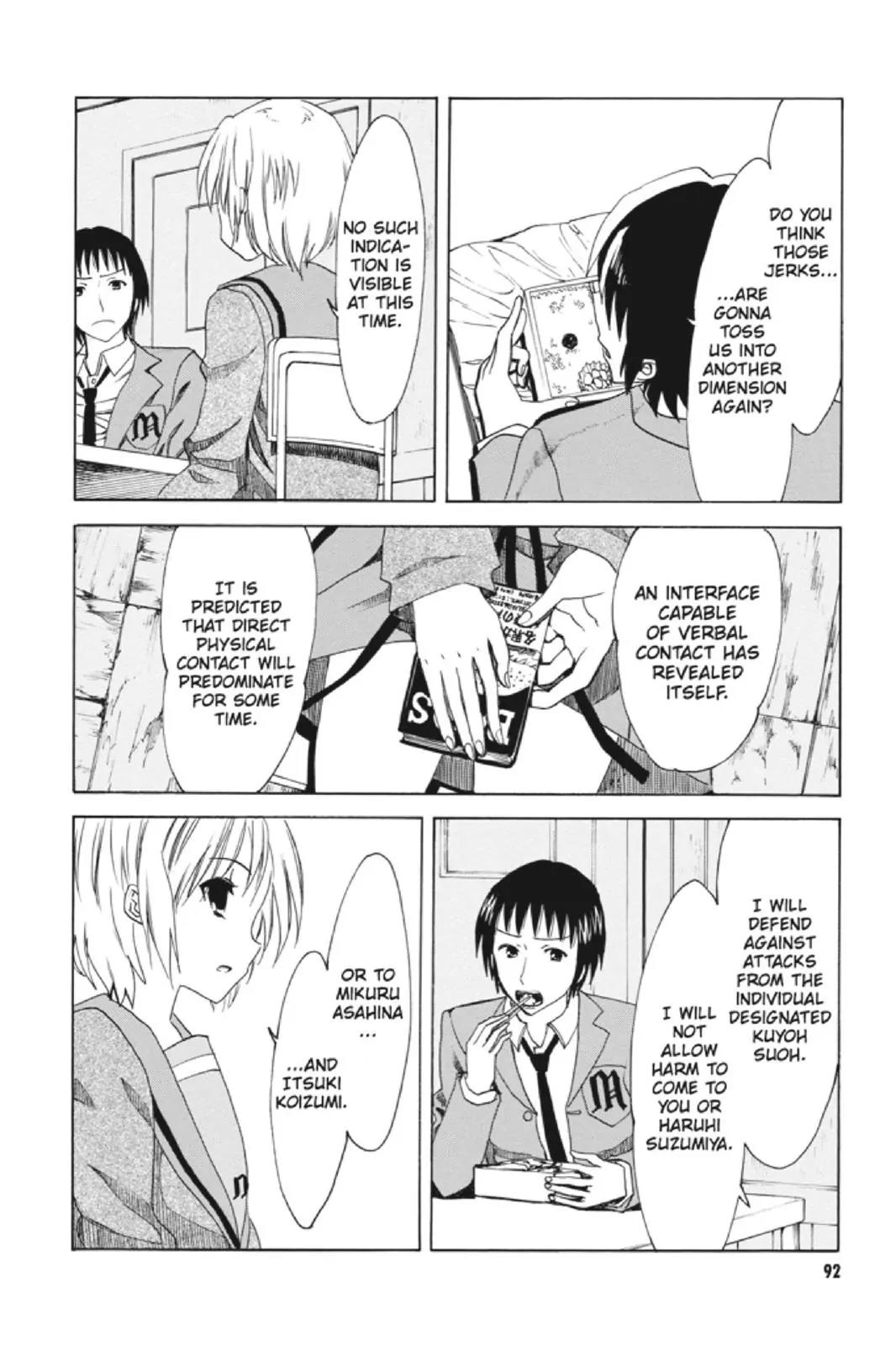 Suzumiya Haruhi no Yuuutsu Chapter 87 page 20 - Chapter 87: The Dissociation of Haruhi Suzumiya V