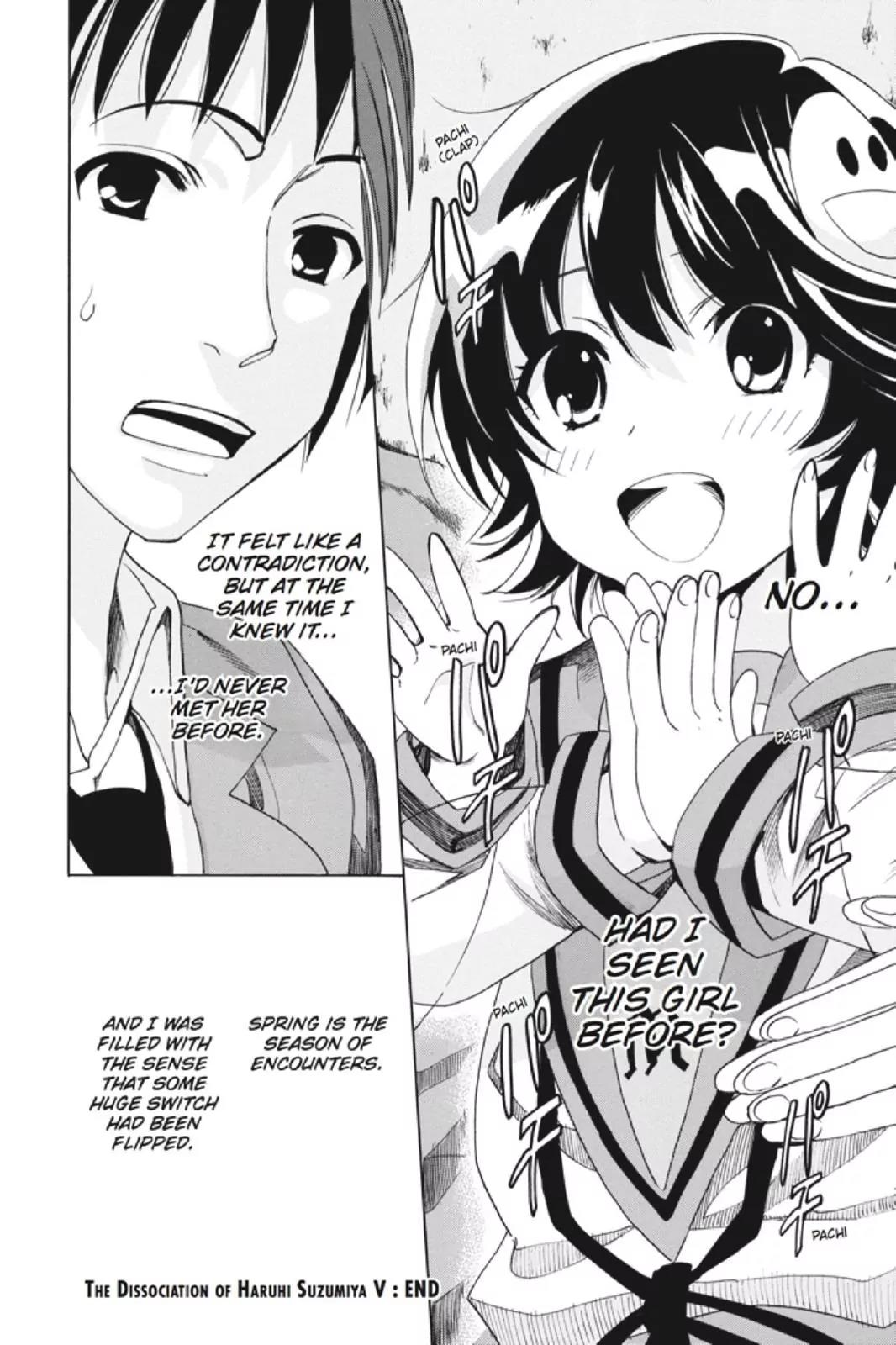 Suzumiya Haruhi no Yuuutsu Chapter 87 page 32 - Chapter 87: The Dissociation of Haruhi Suzumiya V