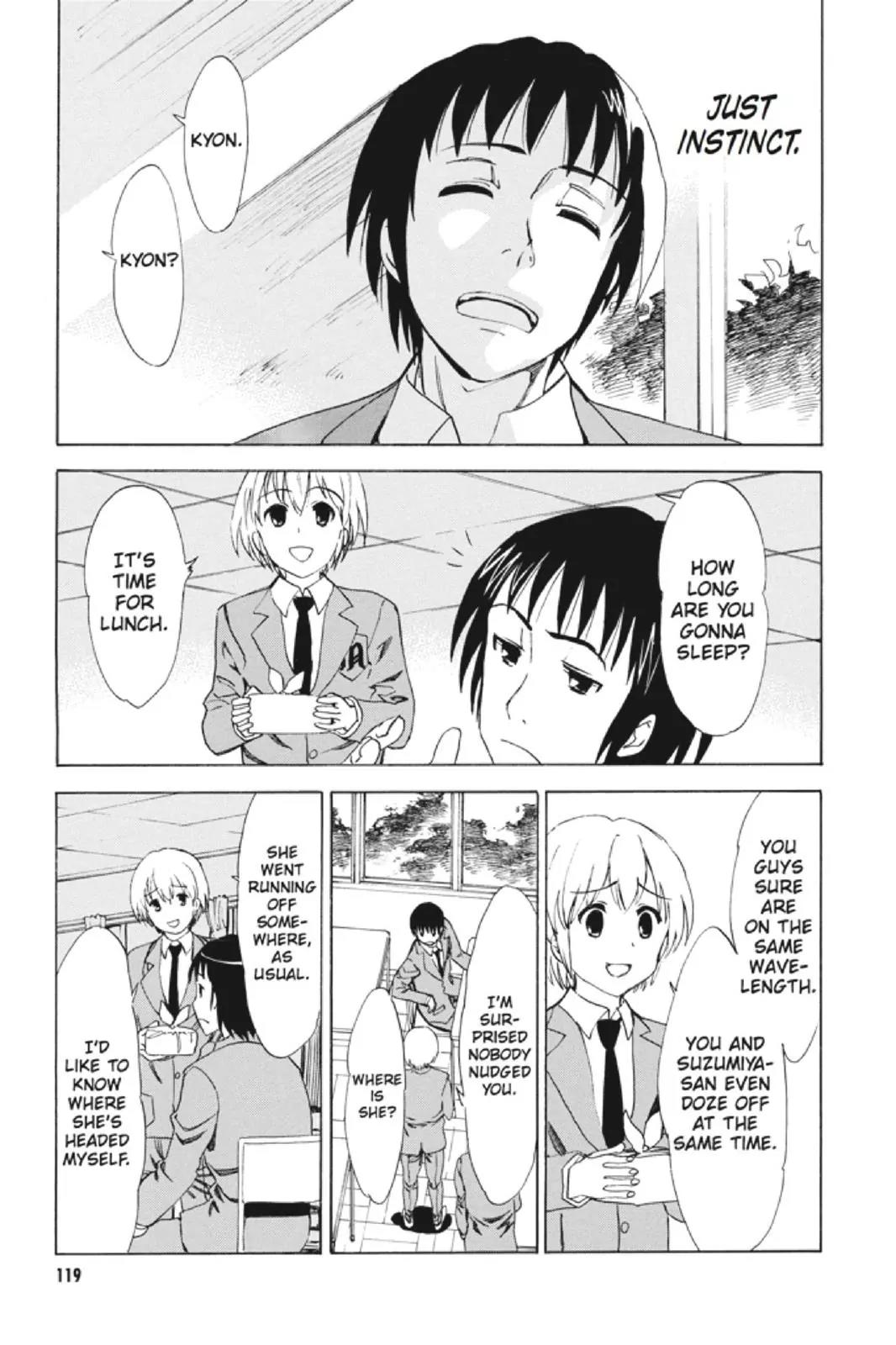 Suzumiya Haruhi no Yuuutsu Chapter 88 page 15 - Chapter 88: The Dissociation of Haruhi Suzumiya VI