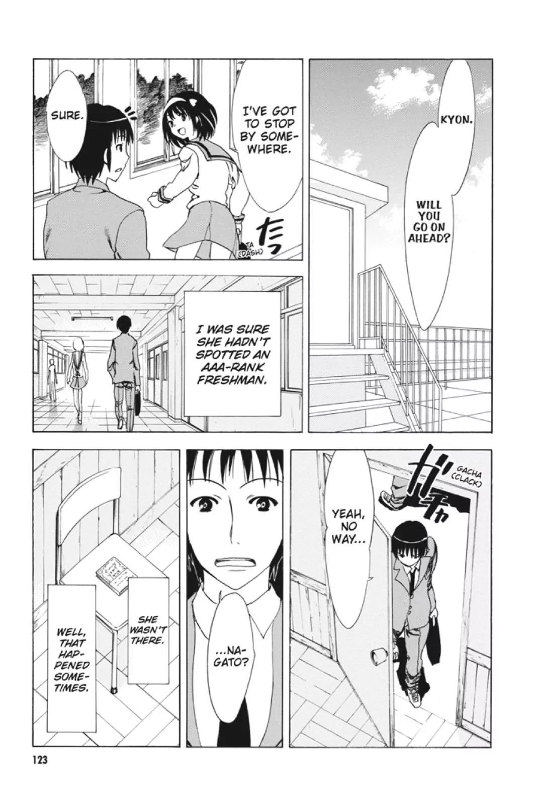 Suzumiya Haruhi no Yuuutsu Chapter 88 page 19 - Chapter 88: The Dissociation of Haruhi Suzumiya VI