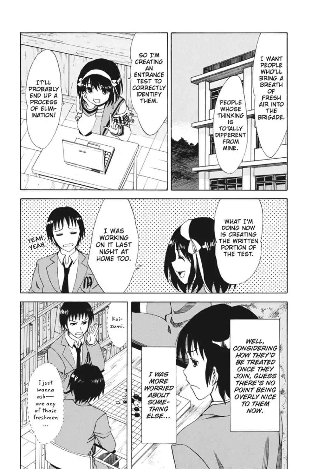 Suzumiya Haruhi no Yuuutsu Chapter 88 page 7 - Chapter 88: The Dissociation of Haruhi Suzumiya VI