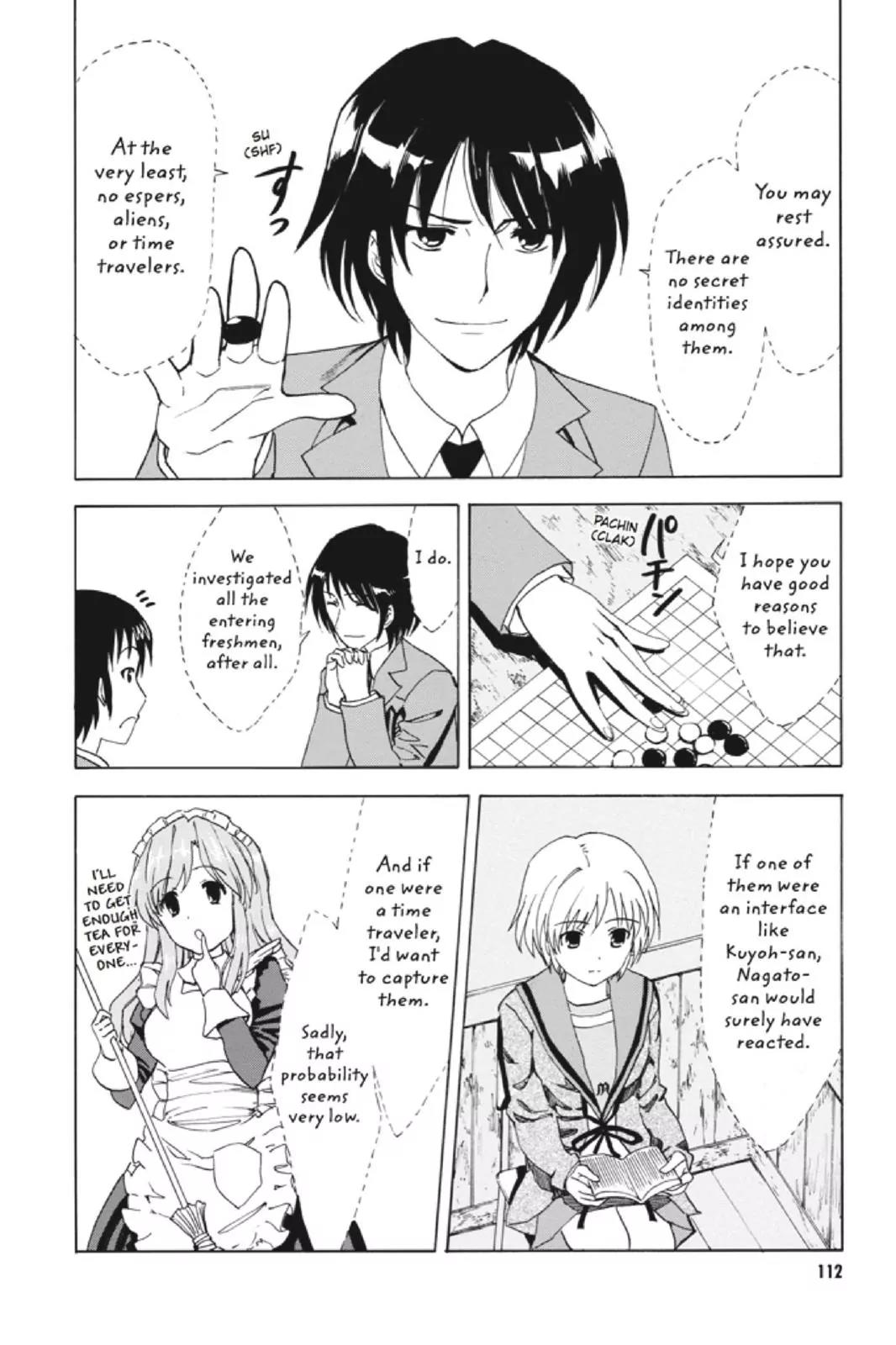 Suzumiya Haruhi no Yuuutsu Chapter 88 page 8 - Chapter 88: The Dissociation of Haruhi Suzumiya VI