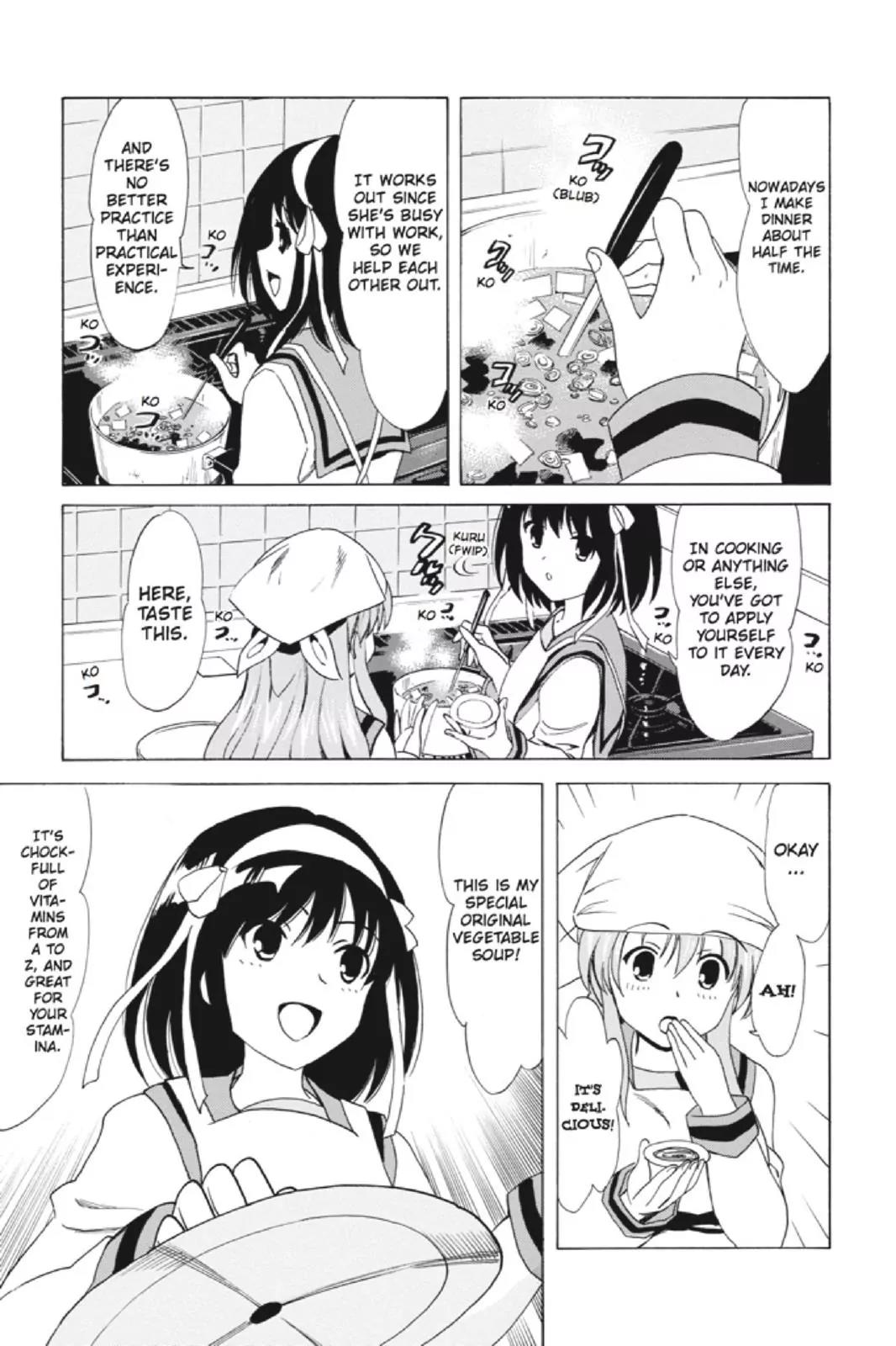 Suzumiya Haruhi no Yuuutsu Chapter 89 page 17 - Chapter 89: The Surprise of Haruhi Suzumiya I