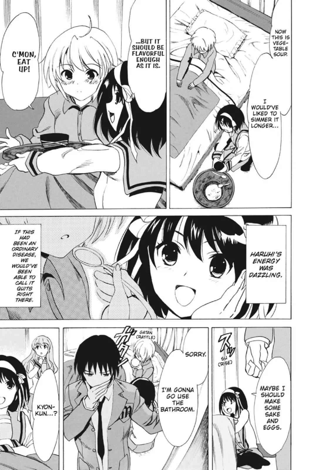Suzumiya Haruhi no Yuuutsu Chapter 89 page 19 - Chapter 89: The Surprise of Haruhi Suzumiya I