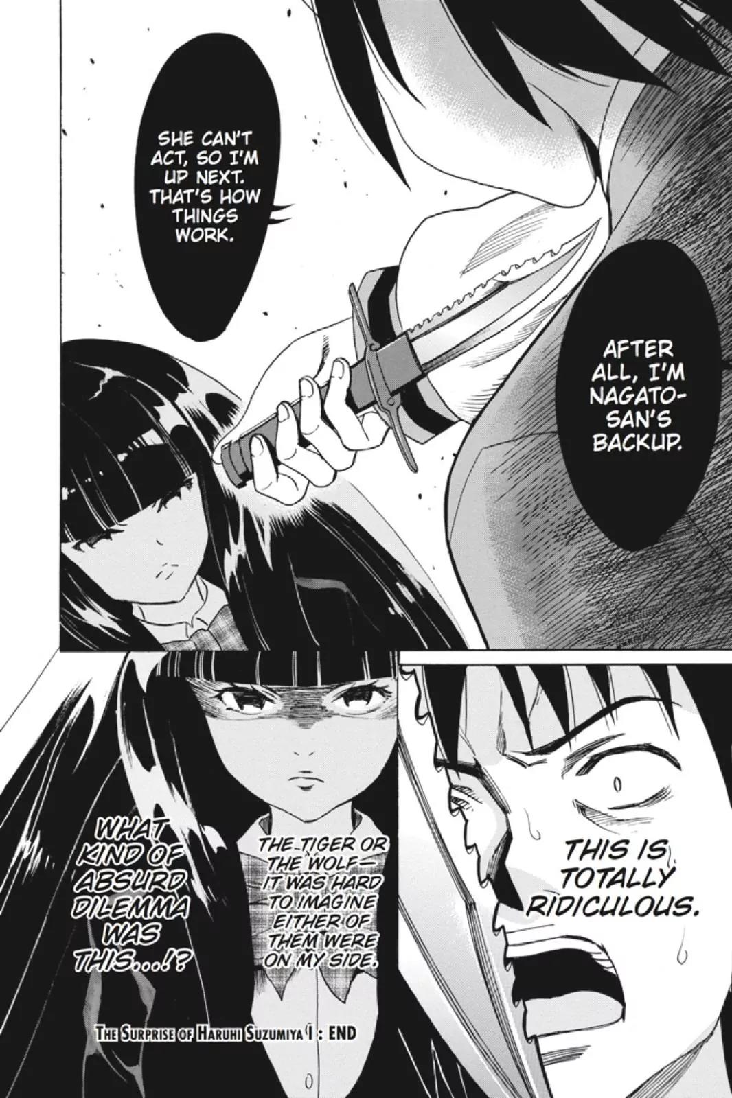 Suzumiya Haruhi no Yuuutsu Chapter 89 page 32 - Chapter 89: The Surprise of Haruhi Suzumiya I