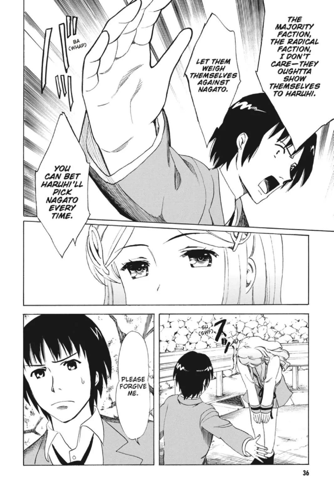 Suzumiya Haruhi no Yuuutsu Chapter 90 page 38 - Chapter 90: The Surprise of Haruhi Suzumiya II