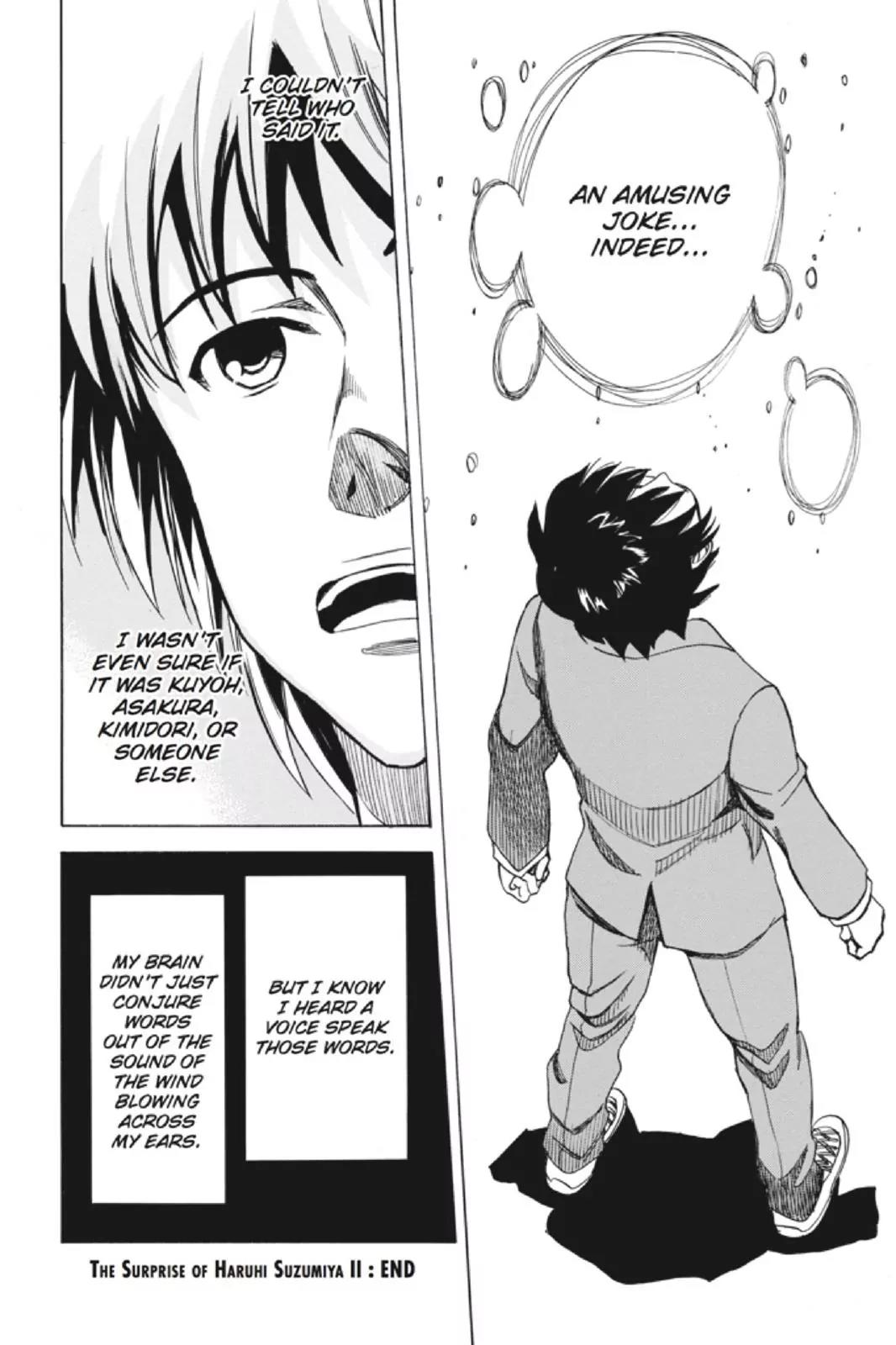 Suzumiya Haruhi no Yuuutsu Chapter 90 page 40 - Chapter 90: The Surprise of Haruhi Suzumiya II