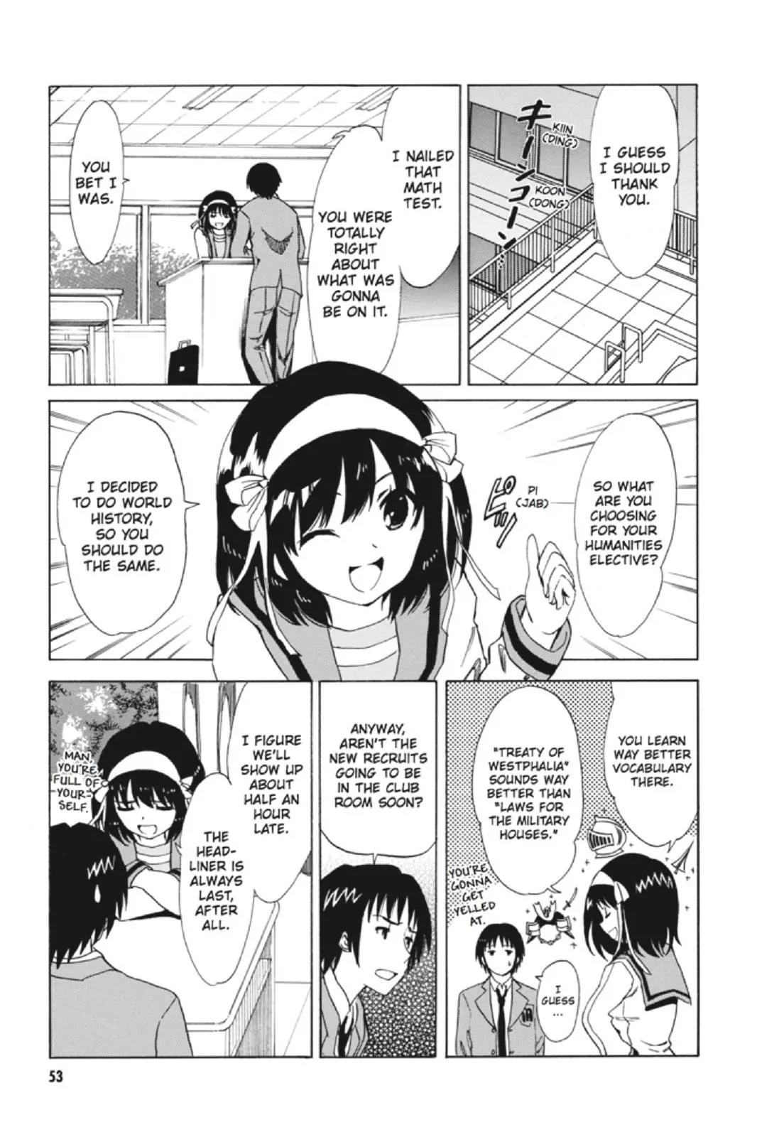 Suzumiya Haruhi no Yuuutsu Chapter 91 page 13 - Chapter 91: The Surprise of Haruhi Suzumiya III