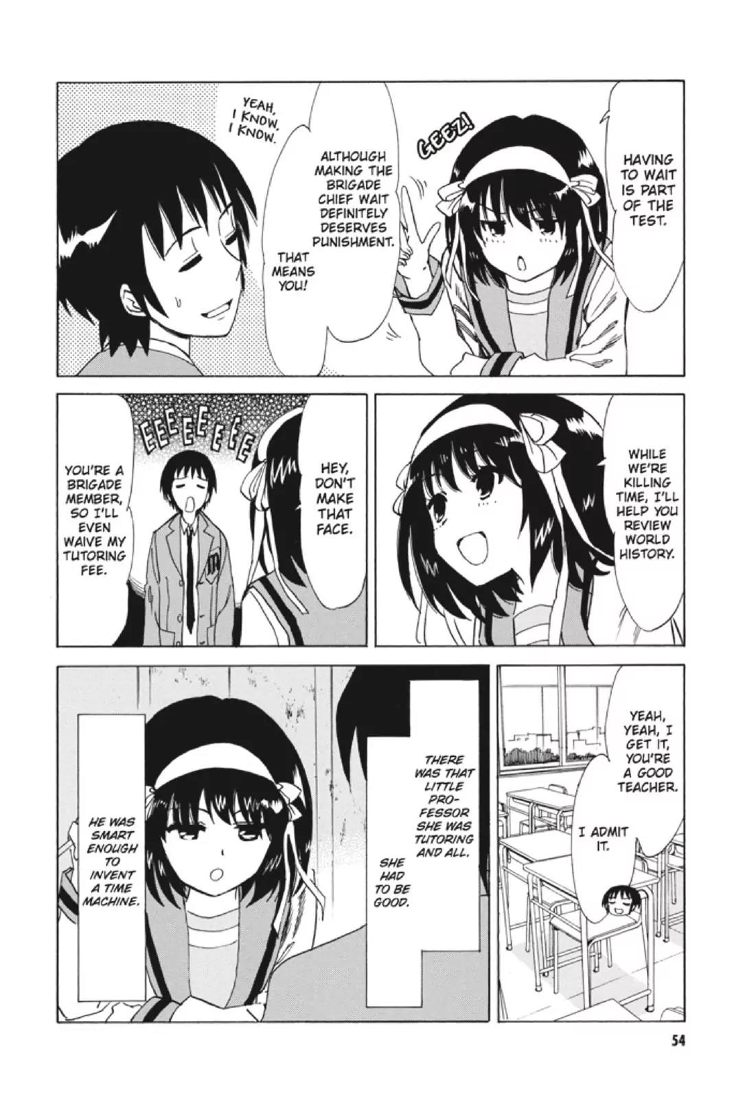 Suzumiya Haruhi no Yuuutsu Chapter 91 page 14 - Chapter 91: The Surprise of Haruhi Suzumiya III