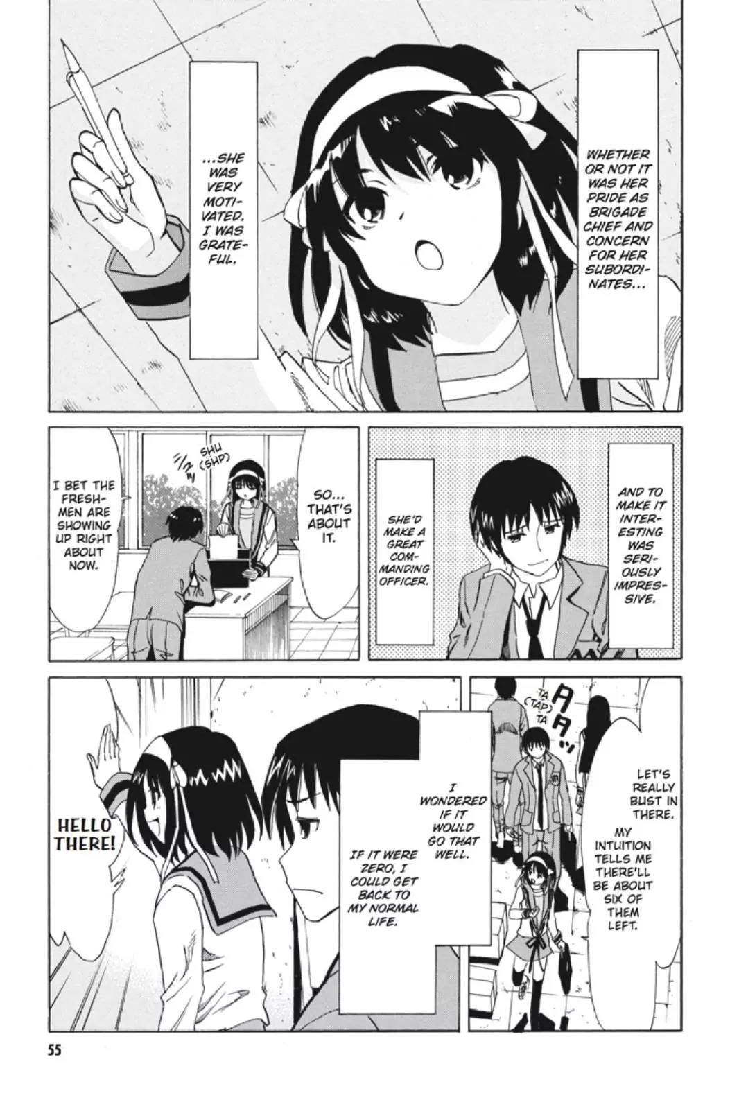 Suzumiya Haruhi no Yuuutsu Chapter 91 page 15 - Chapter 91: The Surprise of Haruhi Suzumiya III