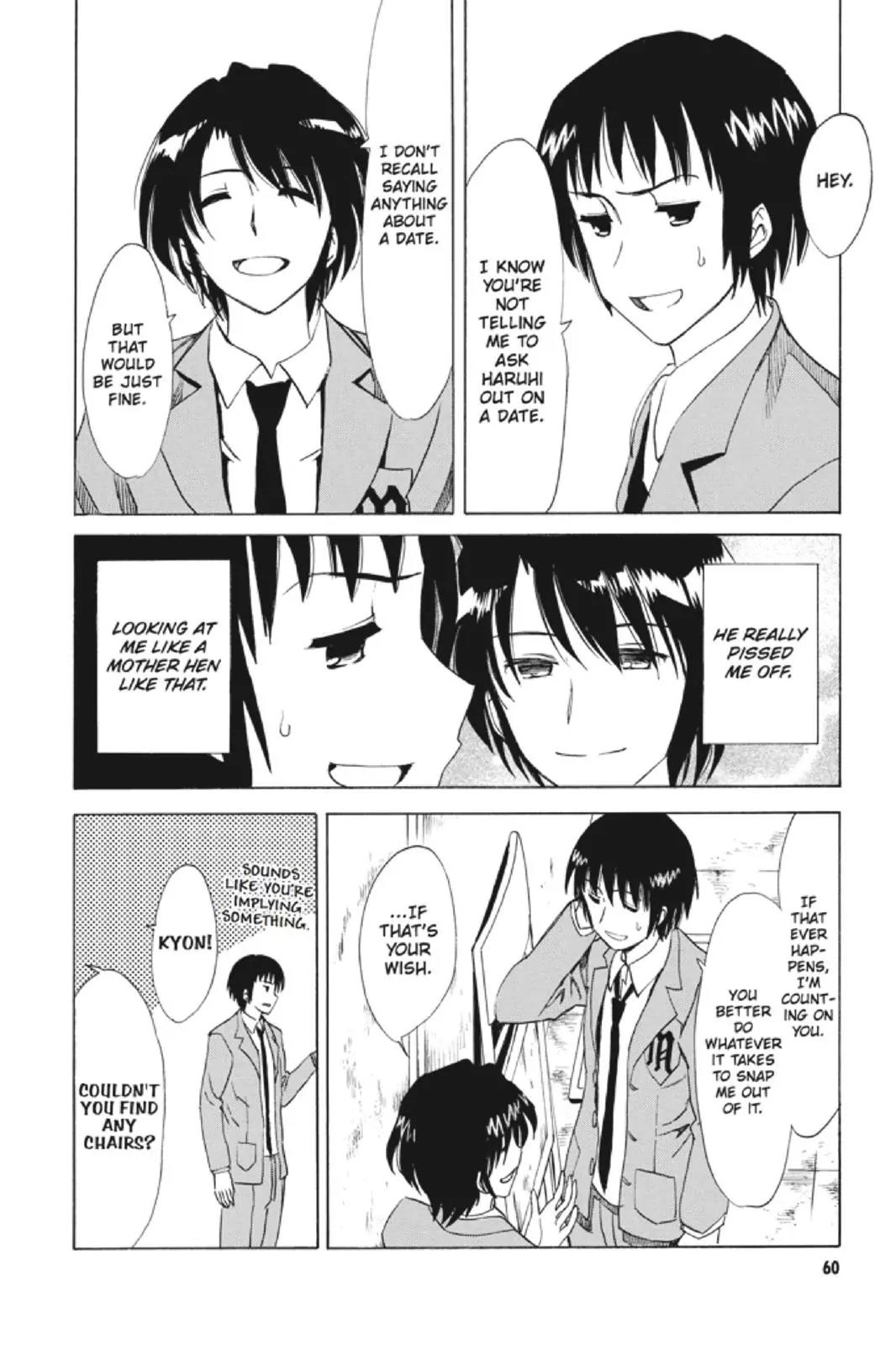Suzumiya Haruhi no Yuuutsu Chapter 91 page 20 - Chapter 91: The Surprise of Haruhi Suzumiya III