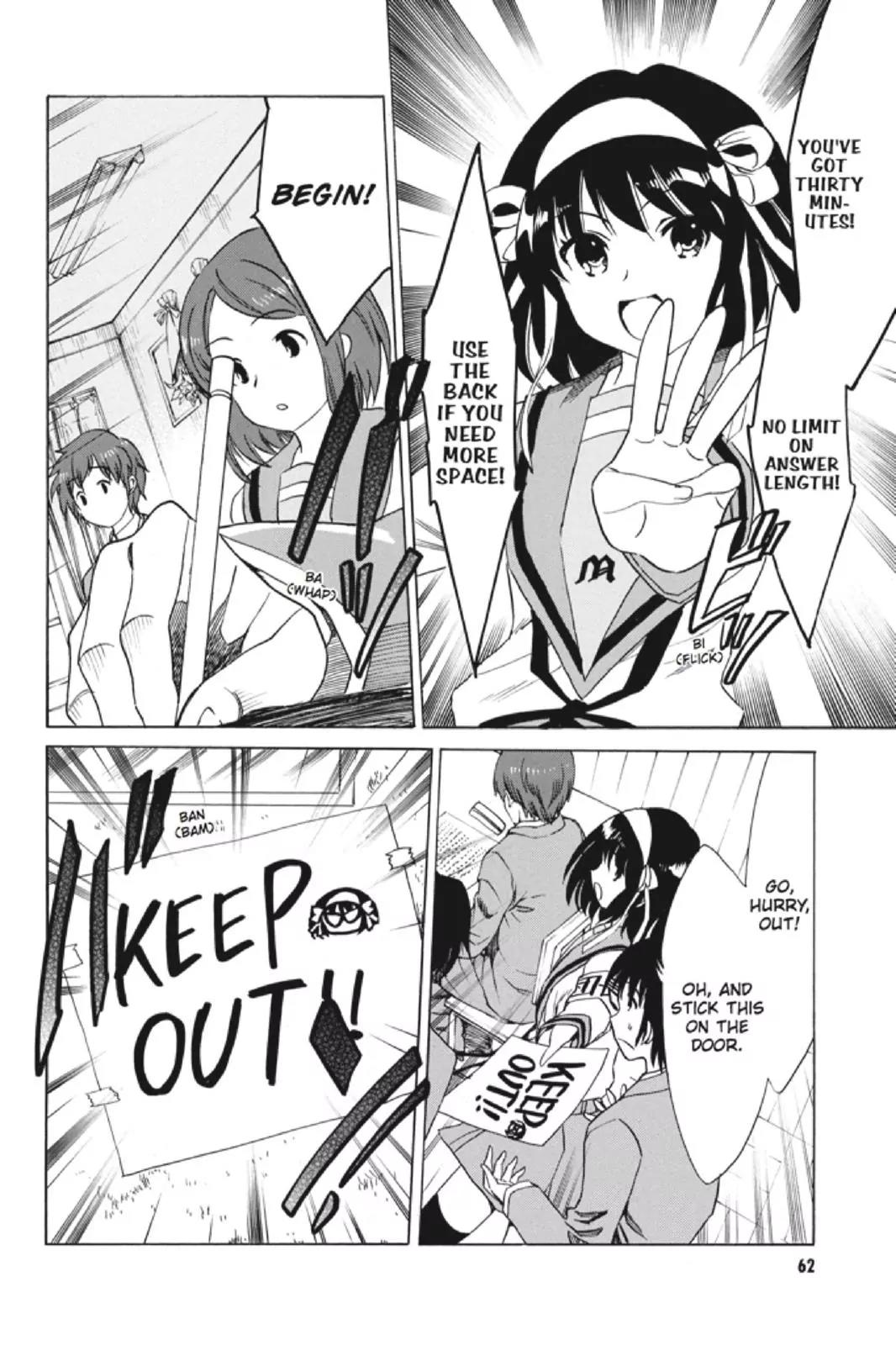 Suzumiya Haruhi no Yuuutsu Chapter 91 page 22 - Chapter 91: The Surprise of Haruhi Suzumiya III
