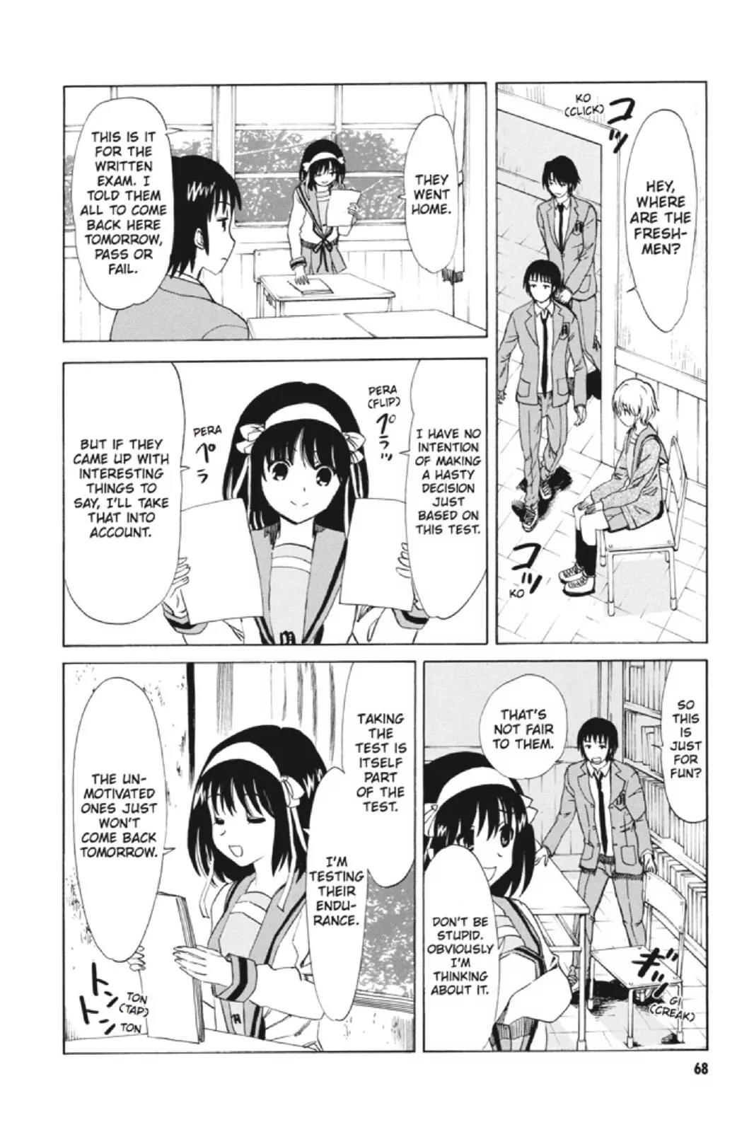 Suzumiya Haruhi no Yuuutsu Chapter 91 page 28 - Chapter 91: The Surprise of Haruhi Suzumiya III