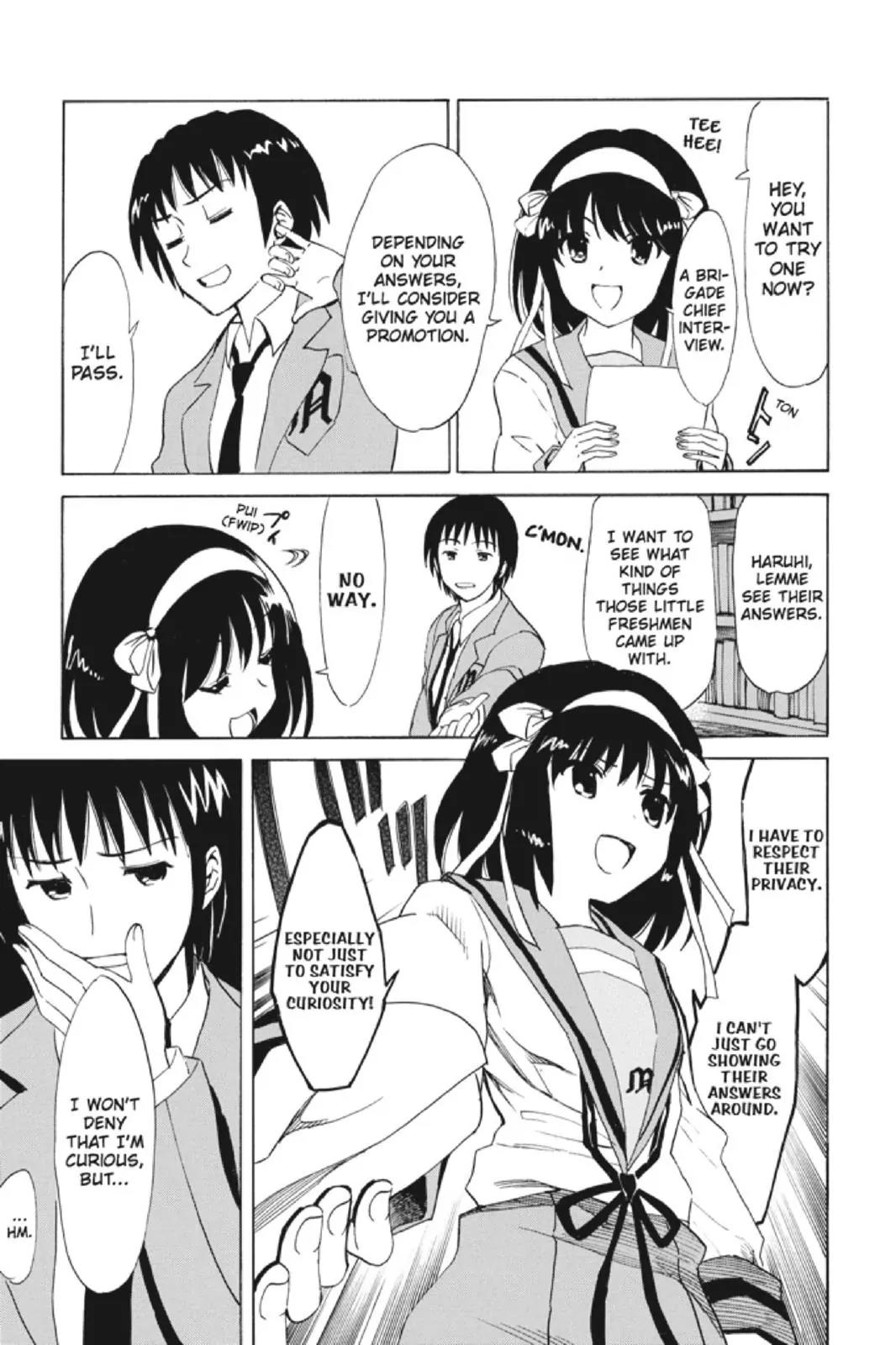 Suzumiya Haruhi no Yuuutsu Chapter 91 page 29 - Chapter 91: The Surprise of Haruhi Suzumiya III