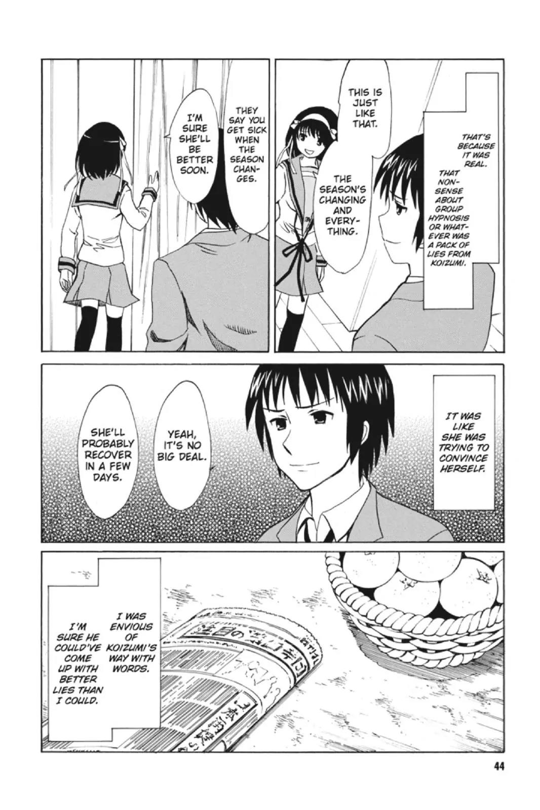 Suzumiya Haruhi no Yuuutsu Chapter 91 page 4 - Chapter 91: The Surprise of Haruhi Suzumiya III