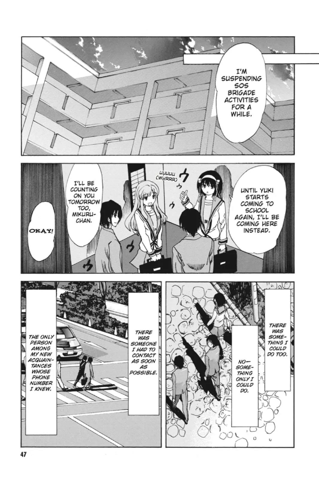 Suzumiya Haruhi no Yuuutsu Chapter 91 page 7 - Chapter 91: The Surprise of Haruhi Suzumiya III
