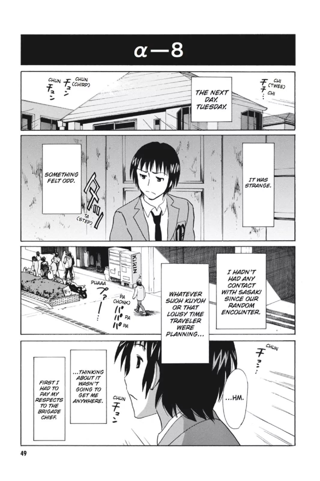 Suzumiya Haruhi no Yuuutsu Chapter 91 page 9 - Chapter 91: The Surprise of Haruhi Suzumiya III