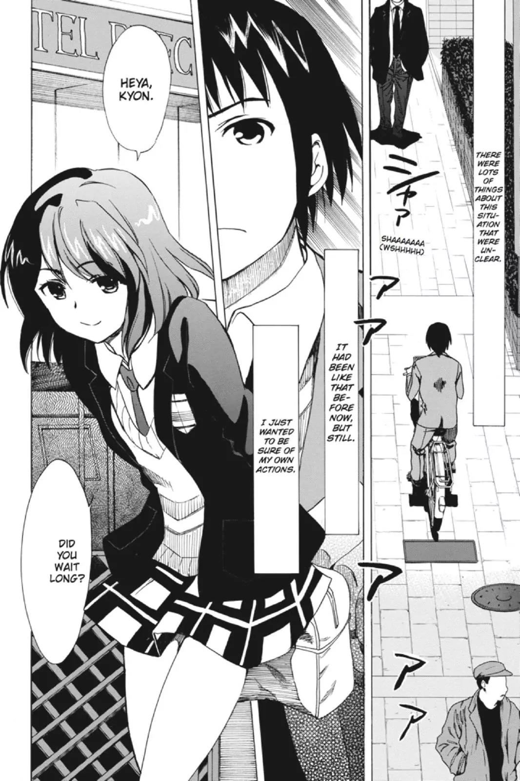 Suzumiya Haruhi no Yuuutsu Chapter 92 page 16 - Chapter 92: The Surprise of Haruhi Suzumiya IV