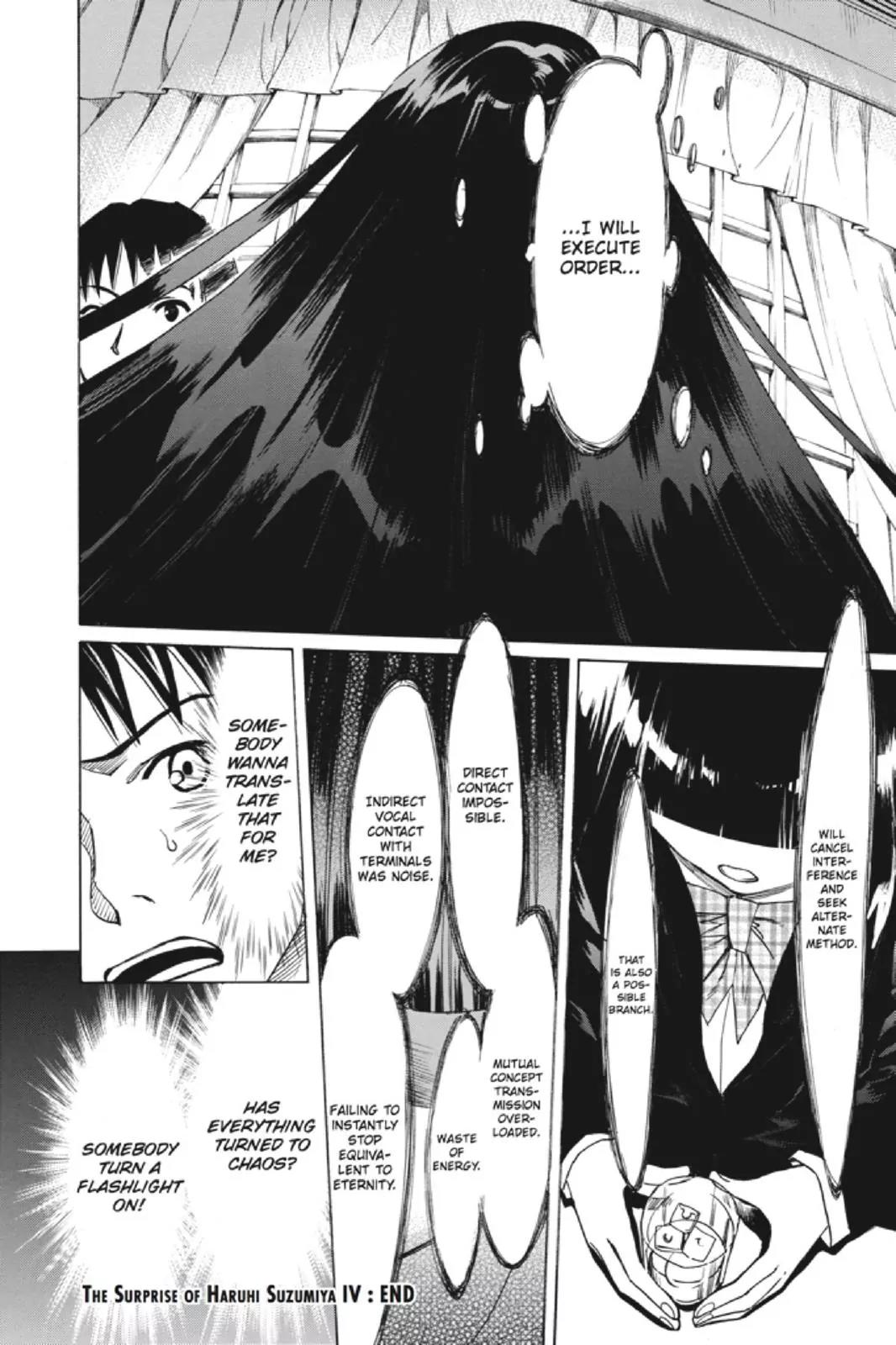 Suzumiya Haruhi no Yuuutsu Chapter 92 page 32 - Chapter 92: The Surprise of Haruhi Suzumiya IV