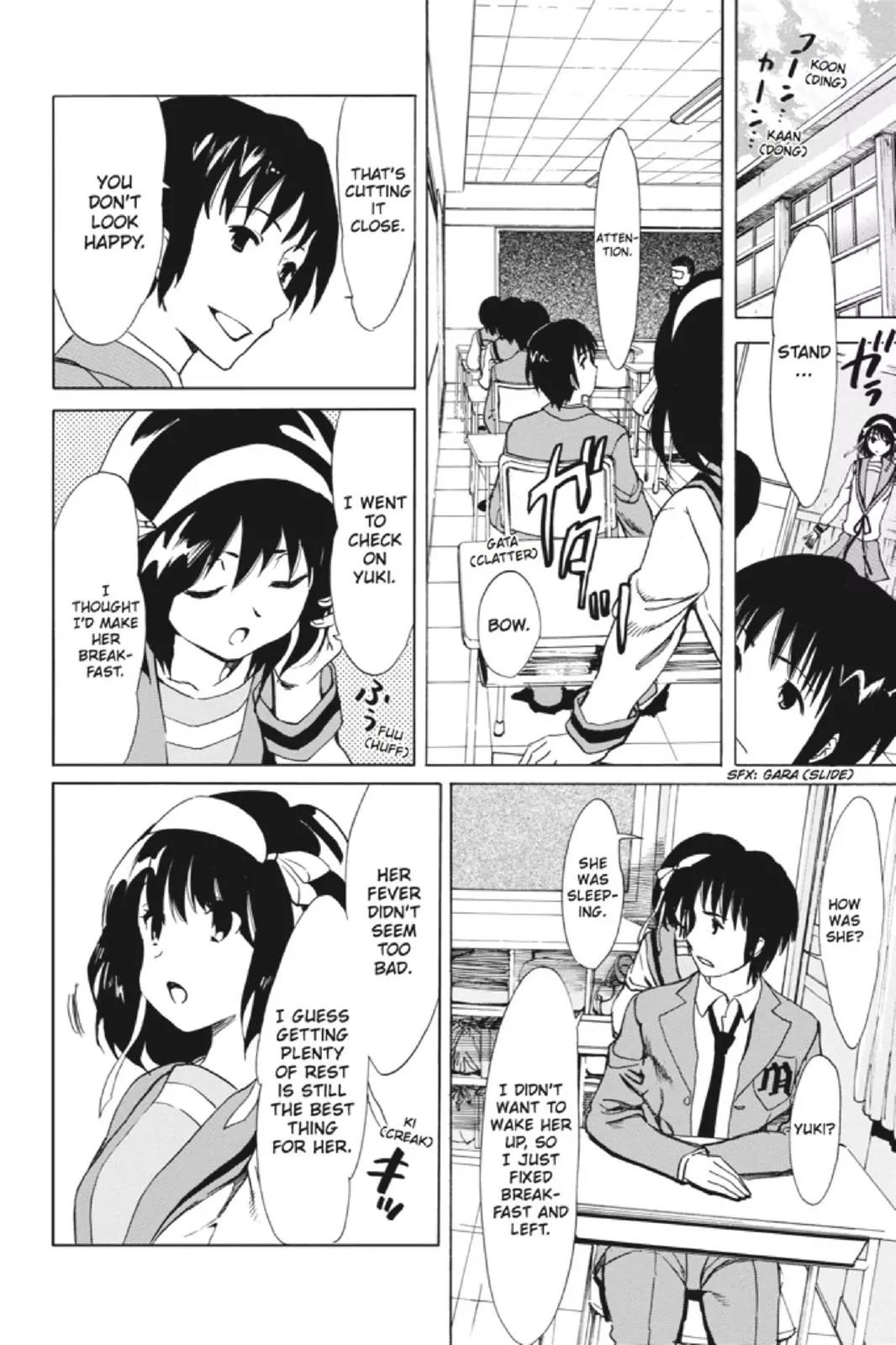 Suzumiya Haruhi no Yuuutsu Chapter 92 page 4 - Chapter 92: The Surprise of Haruhi Suzumiya IV