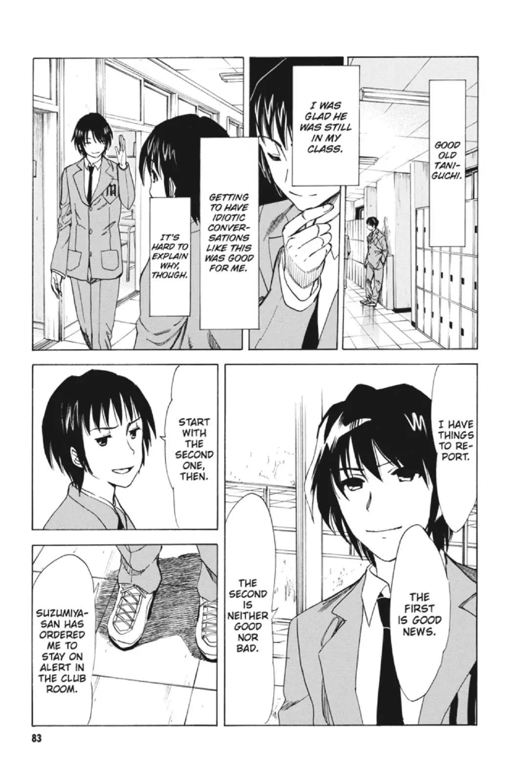 Suzumiya Haruhi no Yuuutsu Chapter 92 page 9 - Chapter 92: The Surprise of Haruhi Suzumiya IV