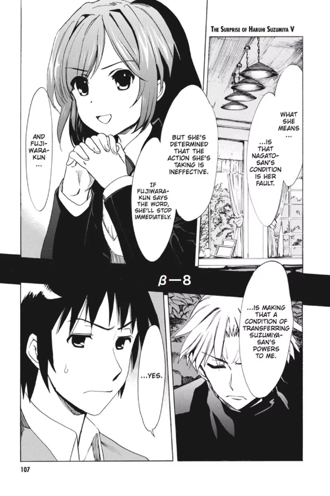 Suzumiya Haruhi no Yuuutsu Chapter 93 page 1 - Chapter 93: The Surprise of Haruhi Suzumiya V