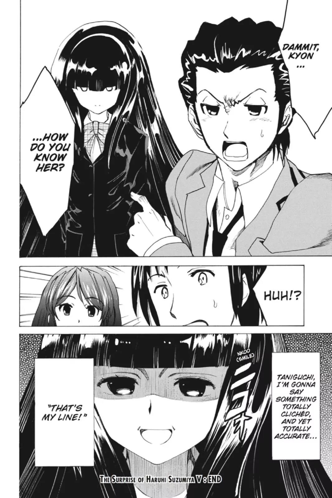 Suzumiya Haruhi no Yuuutsu Chapter 93 page 32 - Chapter 93: The Surprise of Haruhi Suzumiya V