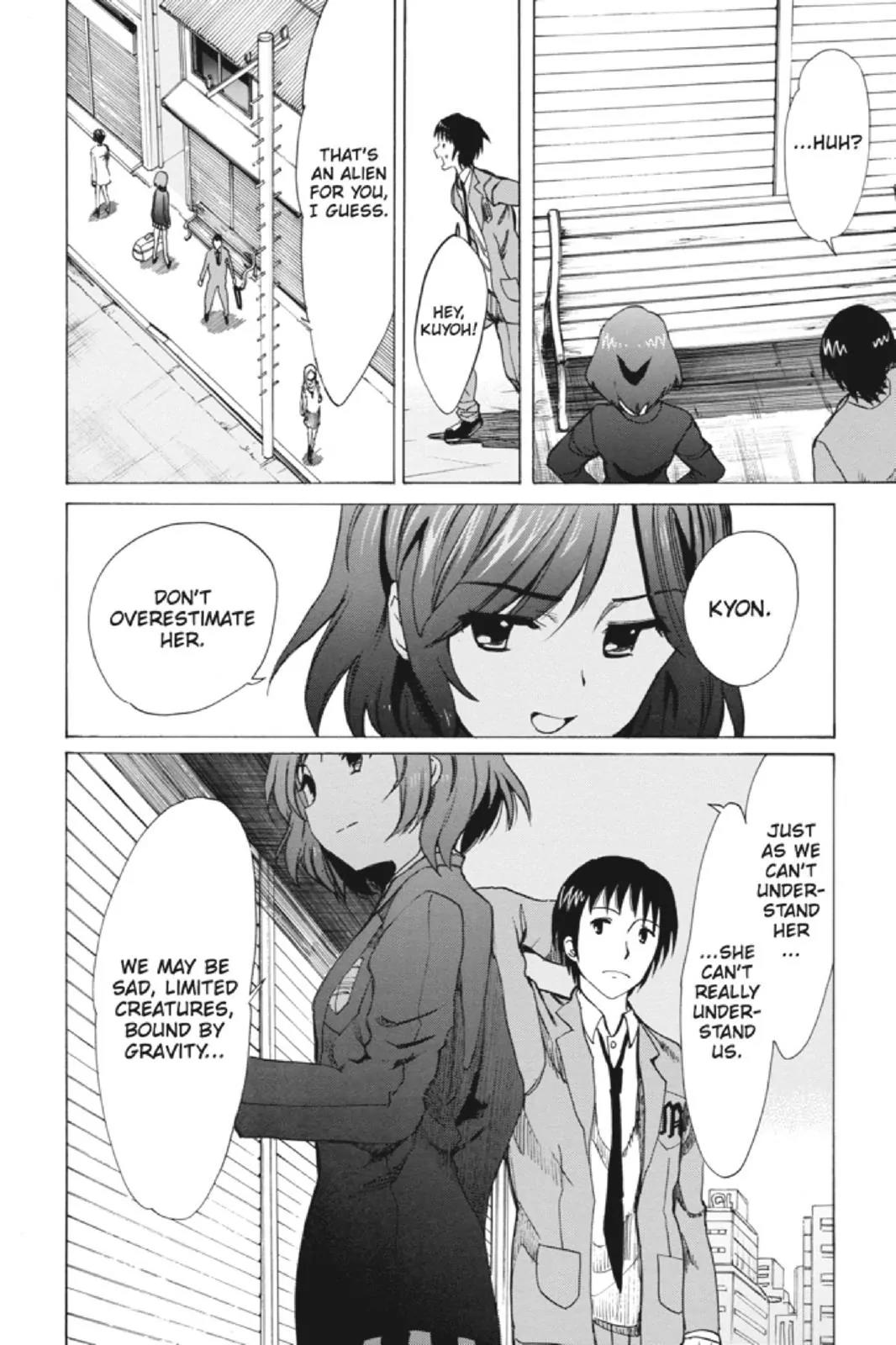 Suzumiya Haruhi no Yuuutsu Chapter 94 page 14 - Chapter 94: The Surprise of Haruhi Suzumiya VI