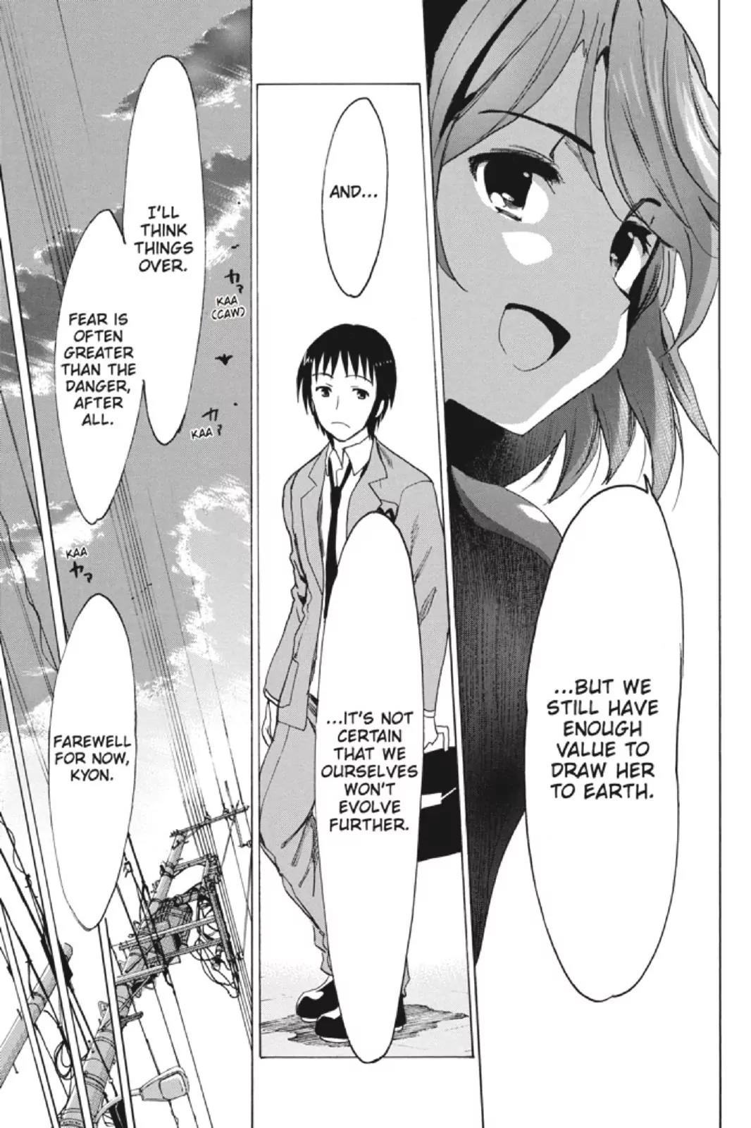 Suzumiya Haruhi no Yuuutsu Chapter 94 page 15 - Chapter 94: The Surprise of Haruhi Suzumiya VI