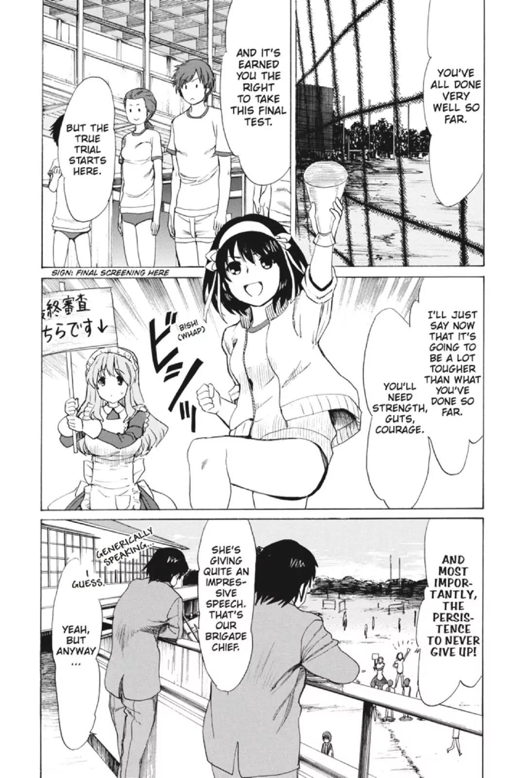 Suzumiya Haruhi no Yuuutsu Chapter 94 page 22 - Chapter 94: The Surprise of Haruhi Suzumiya VI