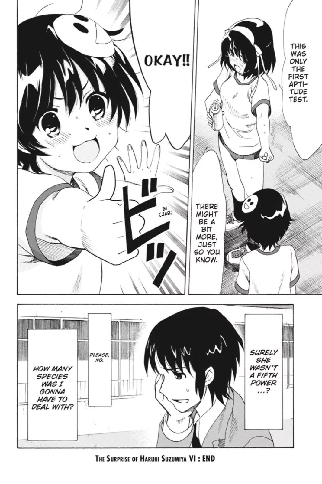Suzumiya Haruhi no Yuuutsu Chapter 94 page 32 - Chapter 94: The Surprise of Haruhi Suzumiya VI