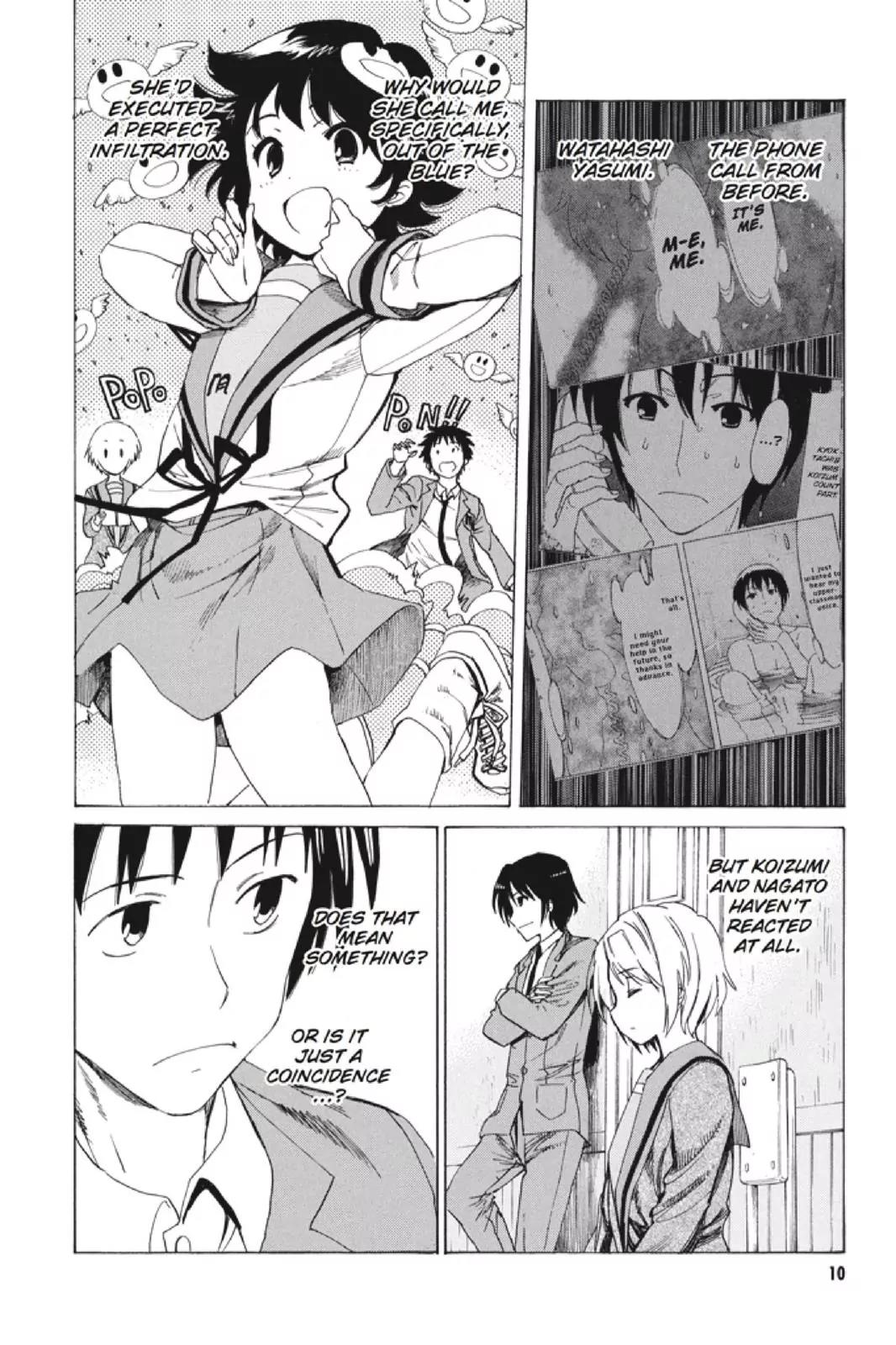 Suzumiya Haruhi no Yuuutsu Chapter 95 page 11 - Chapter 95: The Surprise of Haruhi Suzumiya VII