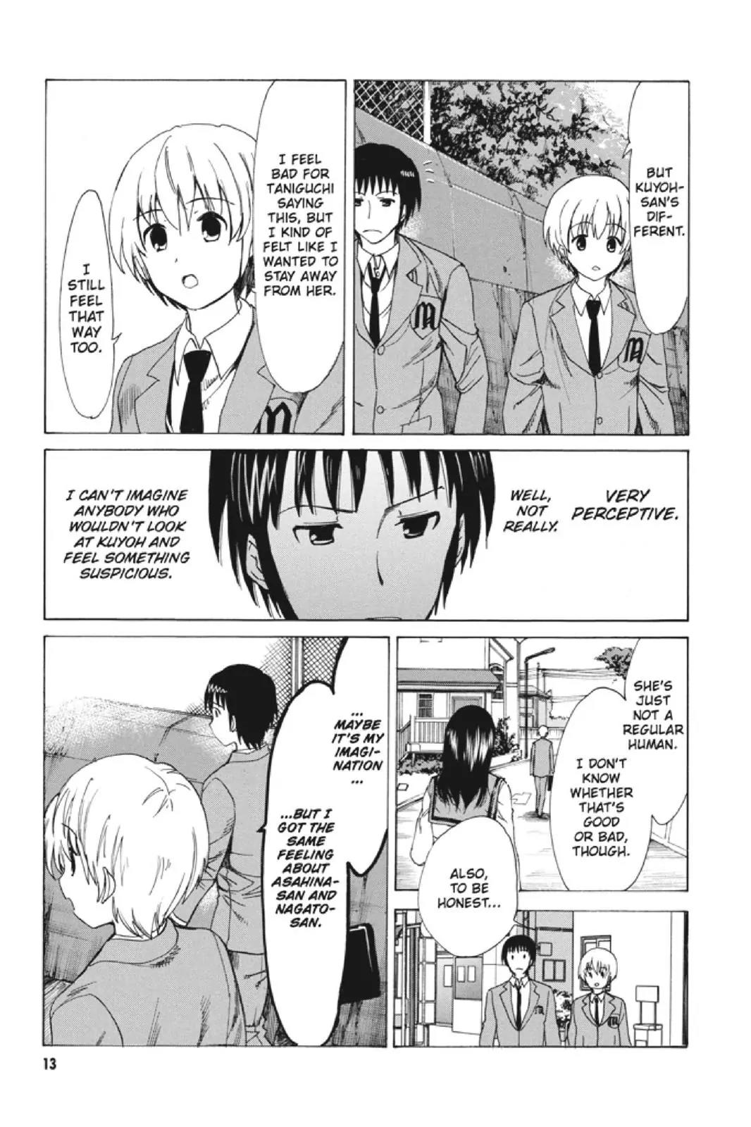Suzumiya Haruhi no Yuuutsu Chapter 95 page 14 - Chapter 95: The Surprise of Haruhi Suzumiya VII
