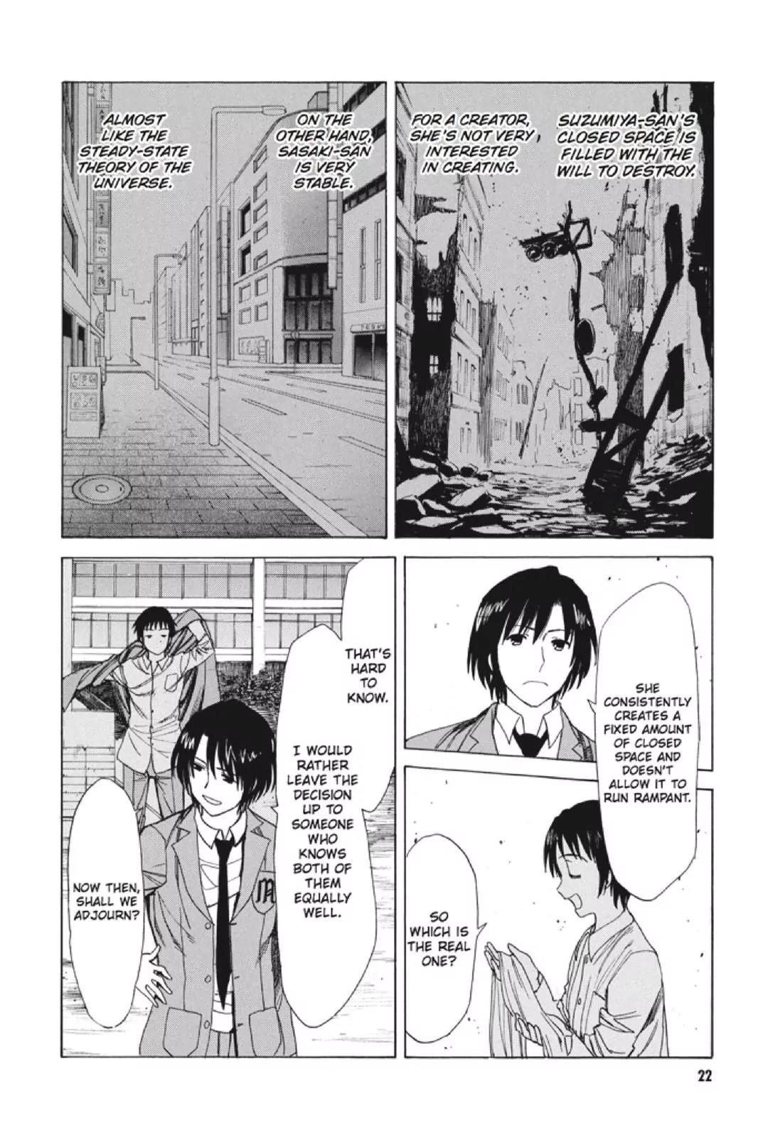 Suzumiya Haruhi no Yuuutsu Chapter 95 page 23 - Chapter 95: The Surprise of Haruhi Suzumiya VII