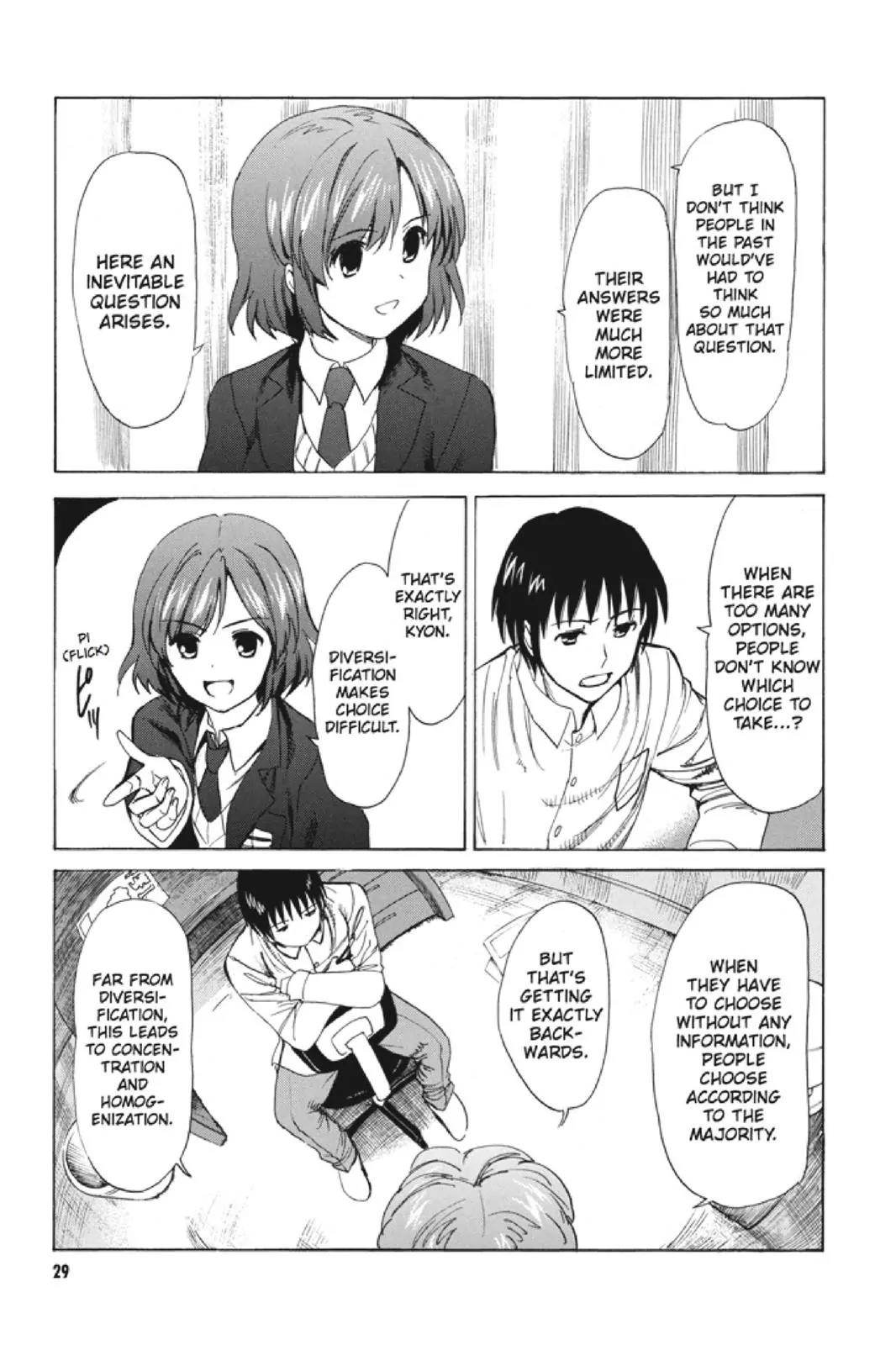 Suzumiya Haruhi no Yuuutsu Chapter 95 page 30 - Chapter 95: The Surprise of Haruhi Suzumiya VII