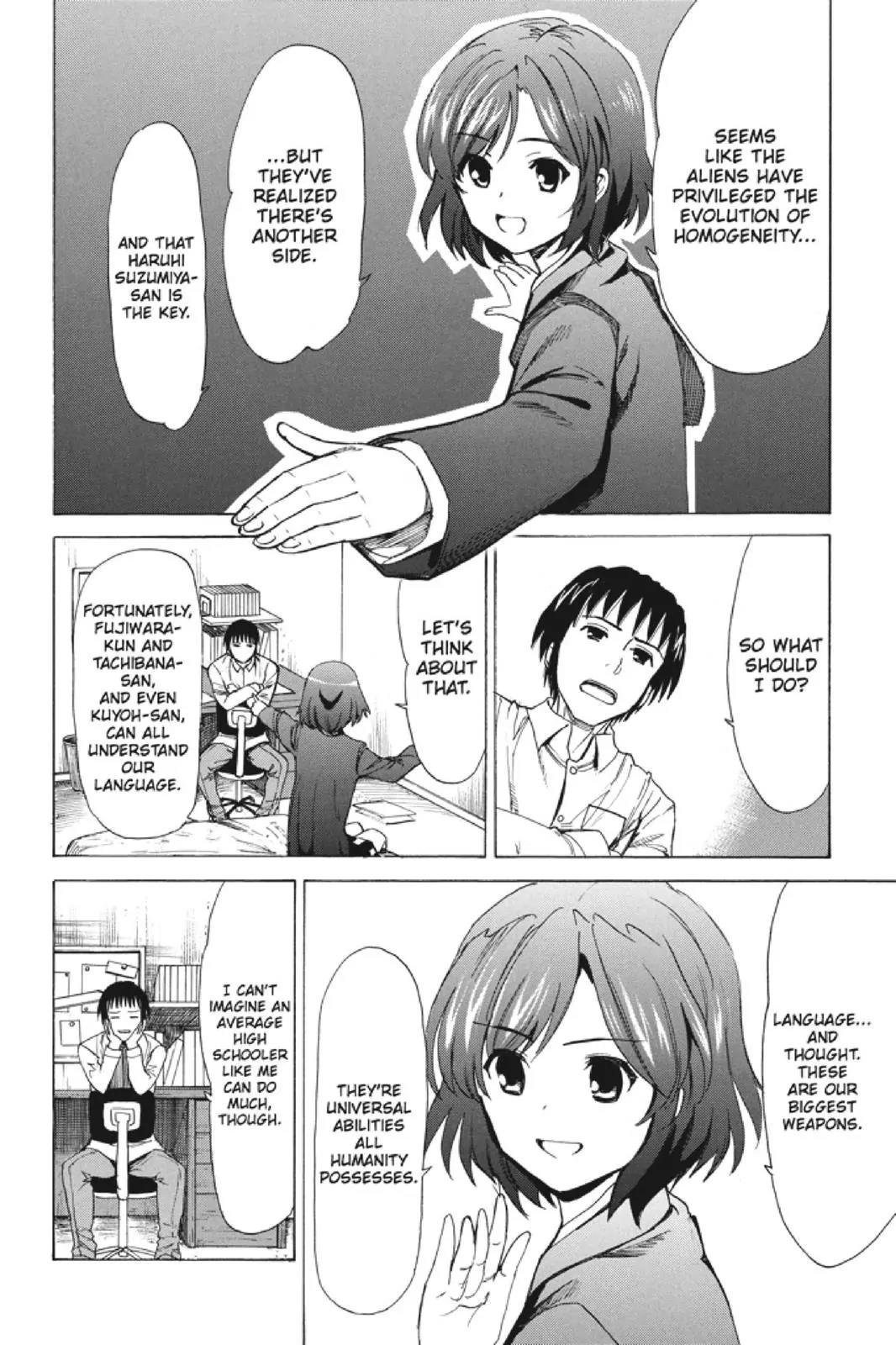 Suzumiya Haruhi no Yuuutsu Chapter 95 page 31 - Chapter 95: The Surprise of Haruhi Suzumiya VII