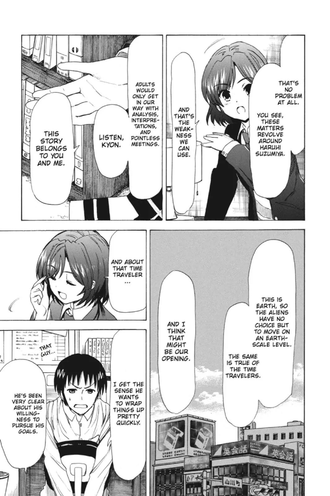 Suzumiya Haruhi no Yuuutsu Chapter 95 page 32 - Chapter 95: The Surprise of Haruhi Suzumiya VII