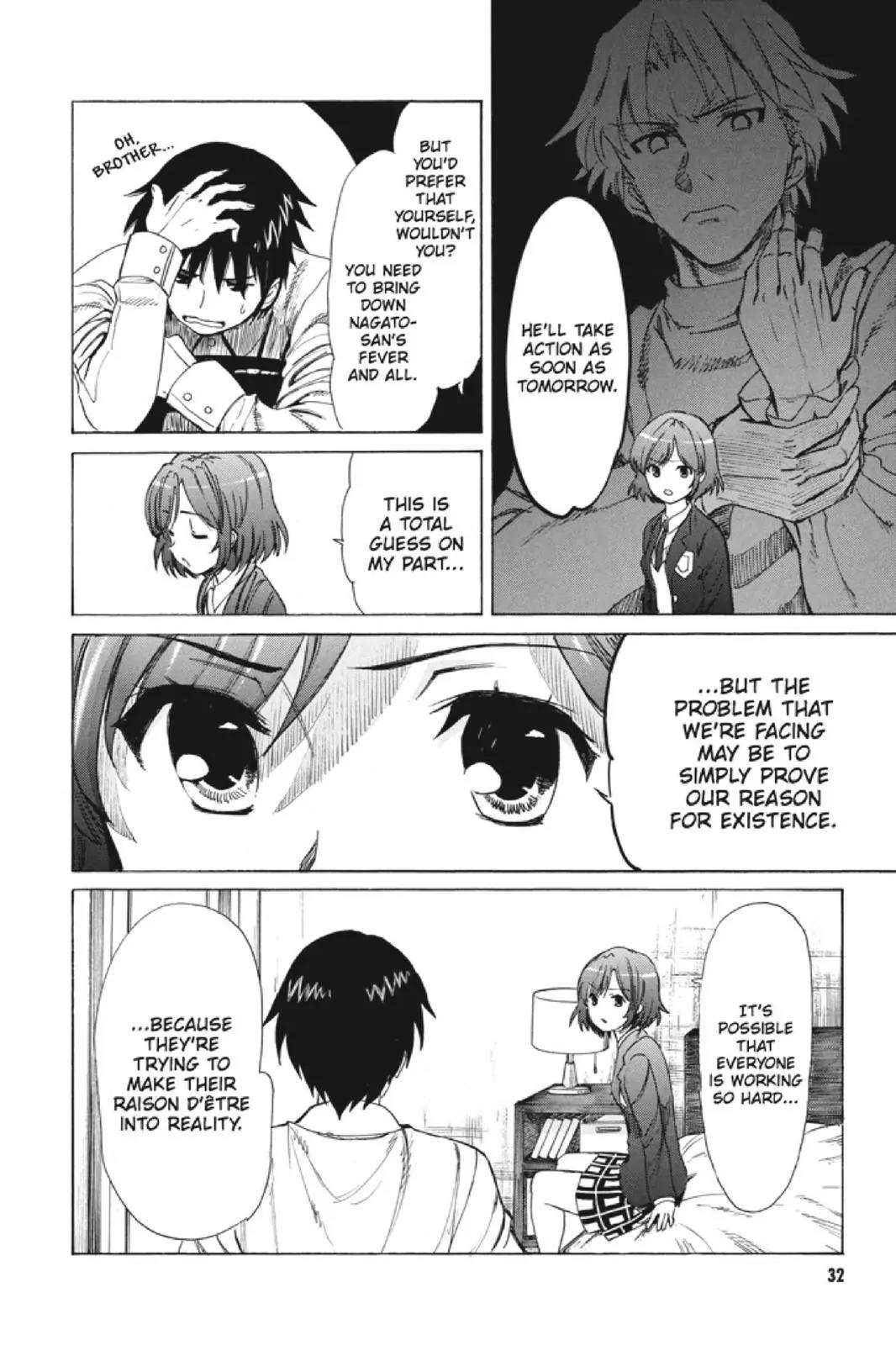 Suzumiya Haruhi no Yuuutsu Chapter 95 page 33 - Chapter 95: The Surprise of Haruhi Suzumiya VII