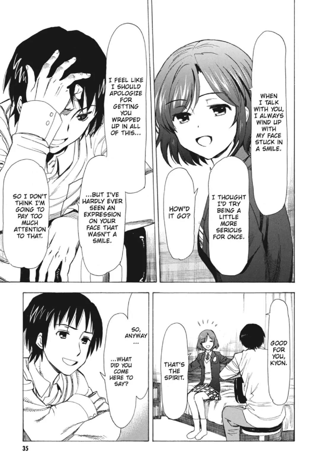 Suzumiya Haruhi no Yuuutsu Chapter 95 page 36 - Chapter 95: The Surprise of Haruhi Suzumiya VII