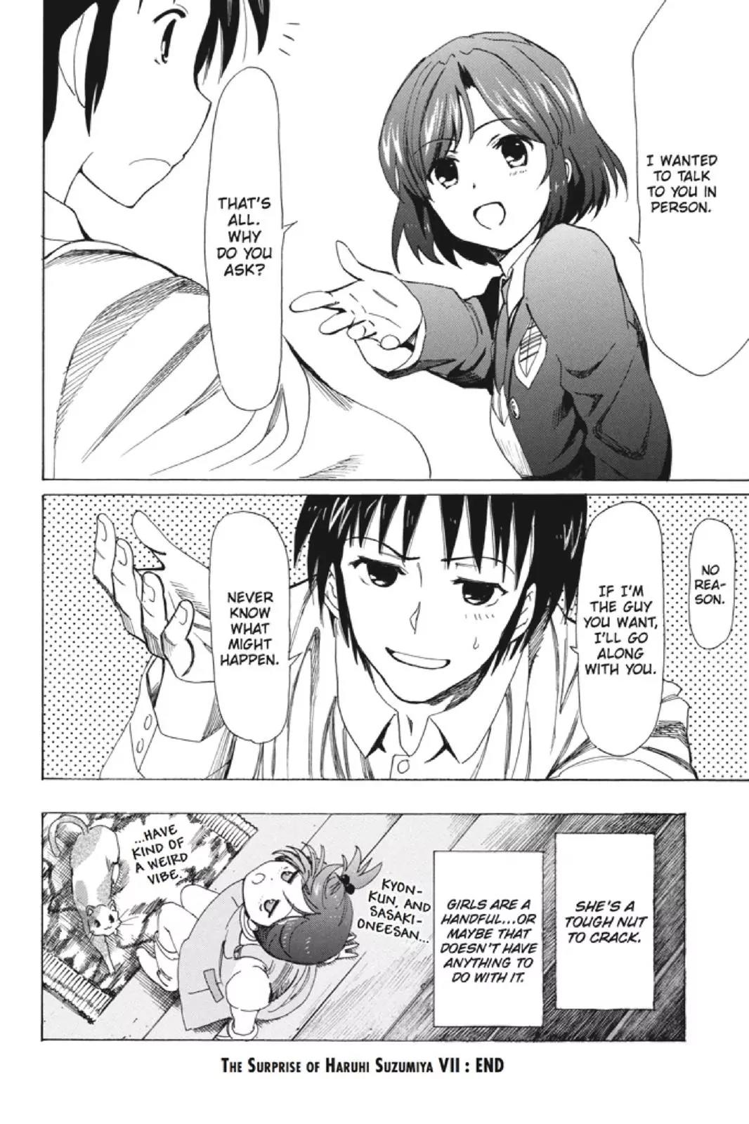 Suzumiya Haruhi no Yuuutsu Chapter 95 page 37 - Chapter 95: The Surprise of Haruhi Suzumiya VII