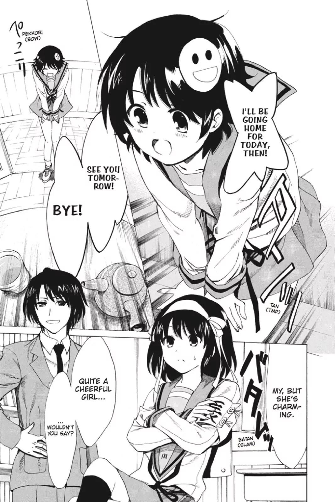 Suzumiya Haruhi no Yuuutsu Chapter 95 page 6 - Chapter 95: The Surprise of Haruhi Suzumiya VII