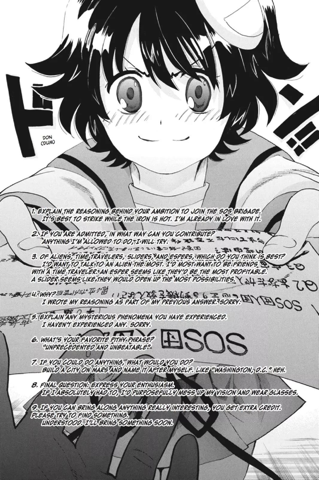 Suzumiya Haruhi no Yuuutsu Chapter 95 page 9 - Chapter 95: The Surprise of Haruhi Suzumiya VII