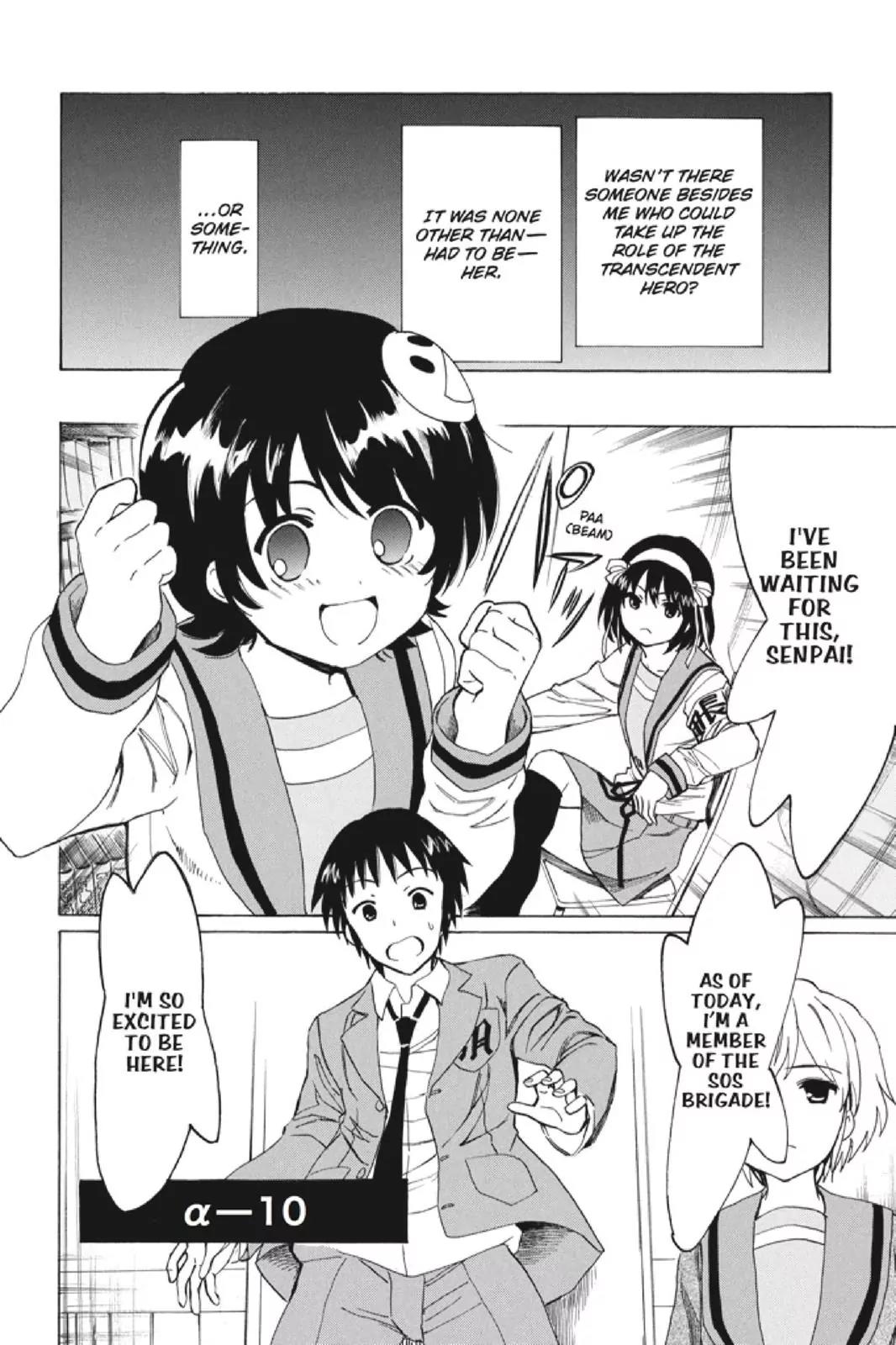 Suzumiya Haruhi no Yuuutsu Chapter 96 page 10 - Chapter 96: The Surprise of Haruhi Suzumiya VIII