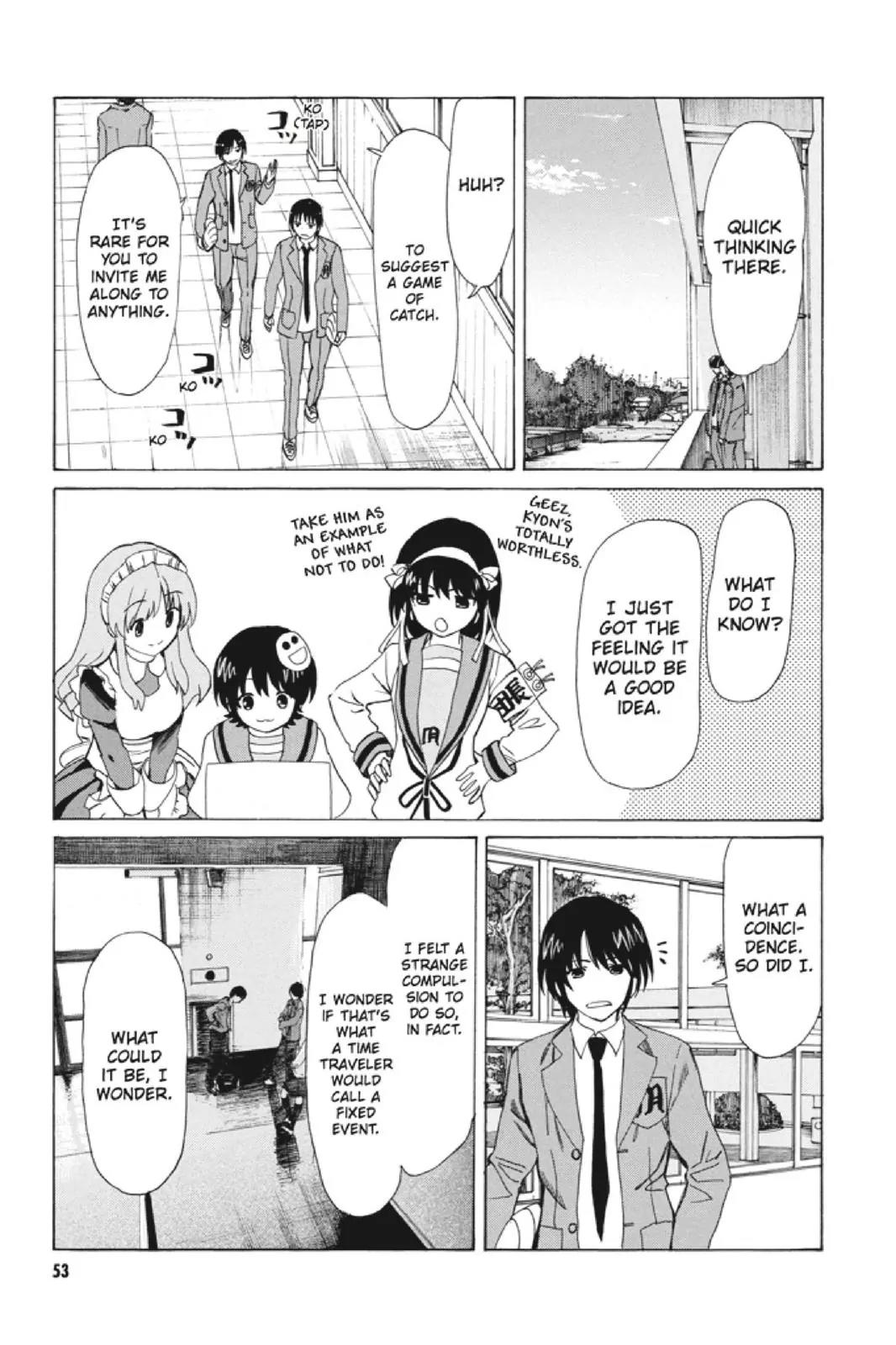 Suzumiya Haruhi no Yuuutsu Chapter 96 page 15 - Chapter 96: The Surprise of Haruhi Suzumiya VIII