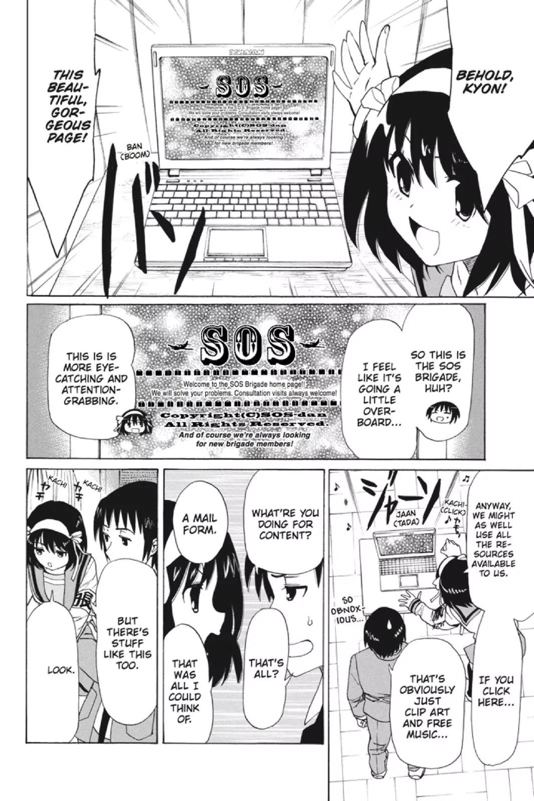 Suzumiya Haruhi no Yuuutsu Chapter 96 page 20 - Chapter 96: The Surprise of Haruhi Suzumiya VIII